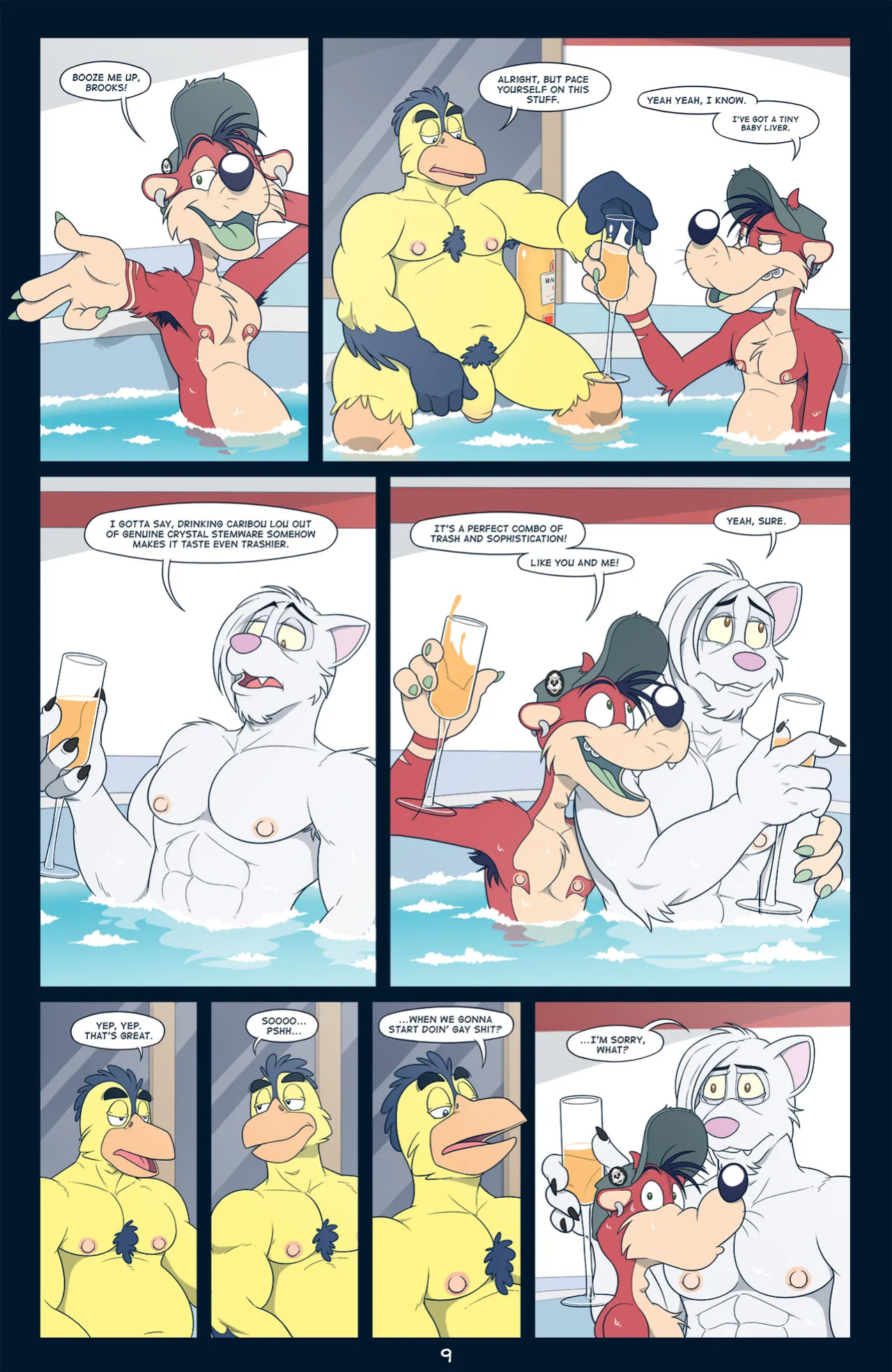 [Anti-Dev] Naked Hot Tub Party (Complete)