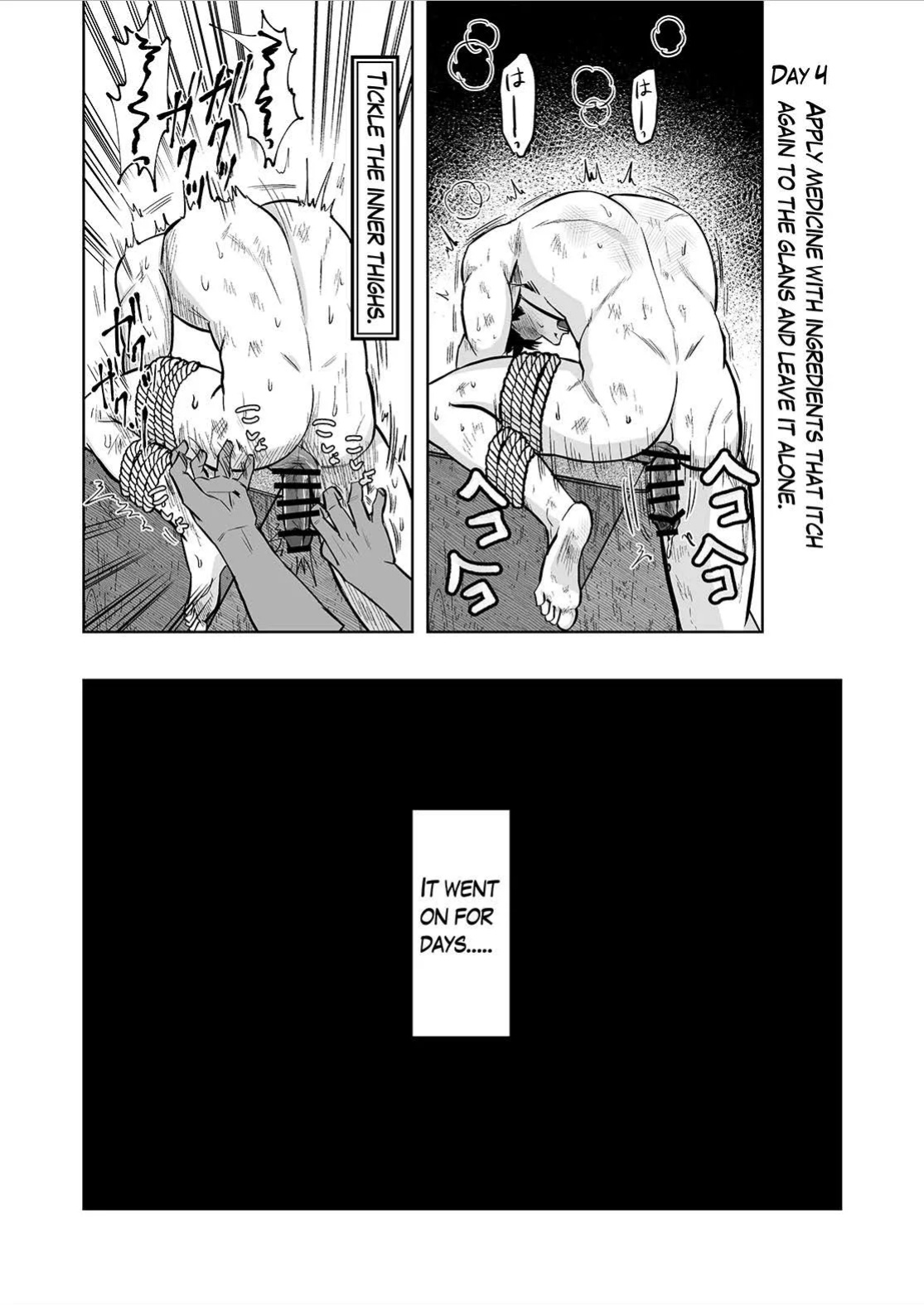 [BG Honda] A masochistic ninja is tickled on the soles of his feet and glans with hands and brushes