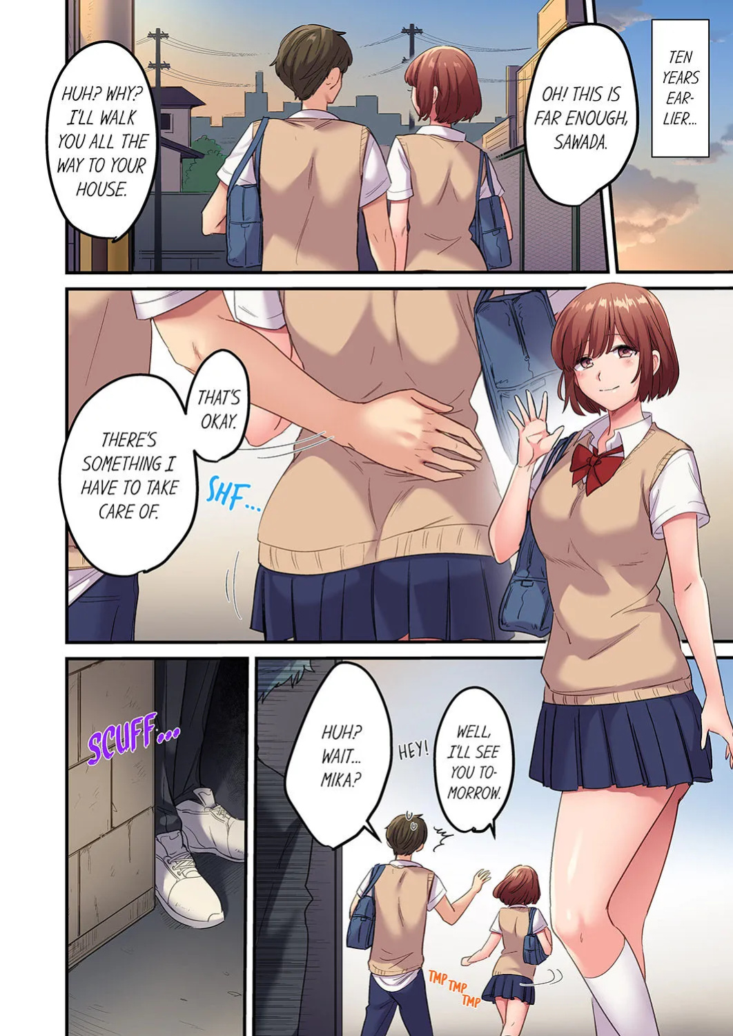 [Toba Ayuhata] Netorare SEX wa 1-Shuukan - Kuzu Osananajimi ni Ijimerarete, Ikasarete... 3-12 | Forced to Have Sex For a Week— Teased and Forced to Come by My Piece of Trash Childhood Friend 3-12