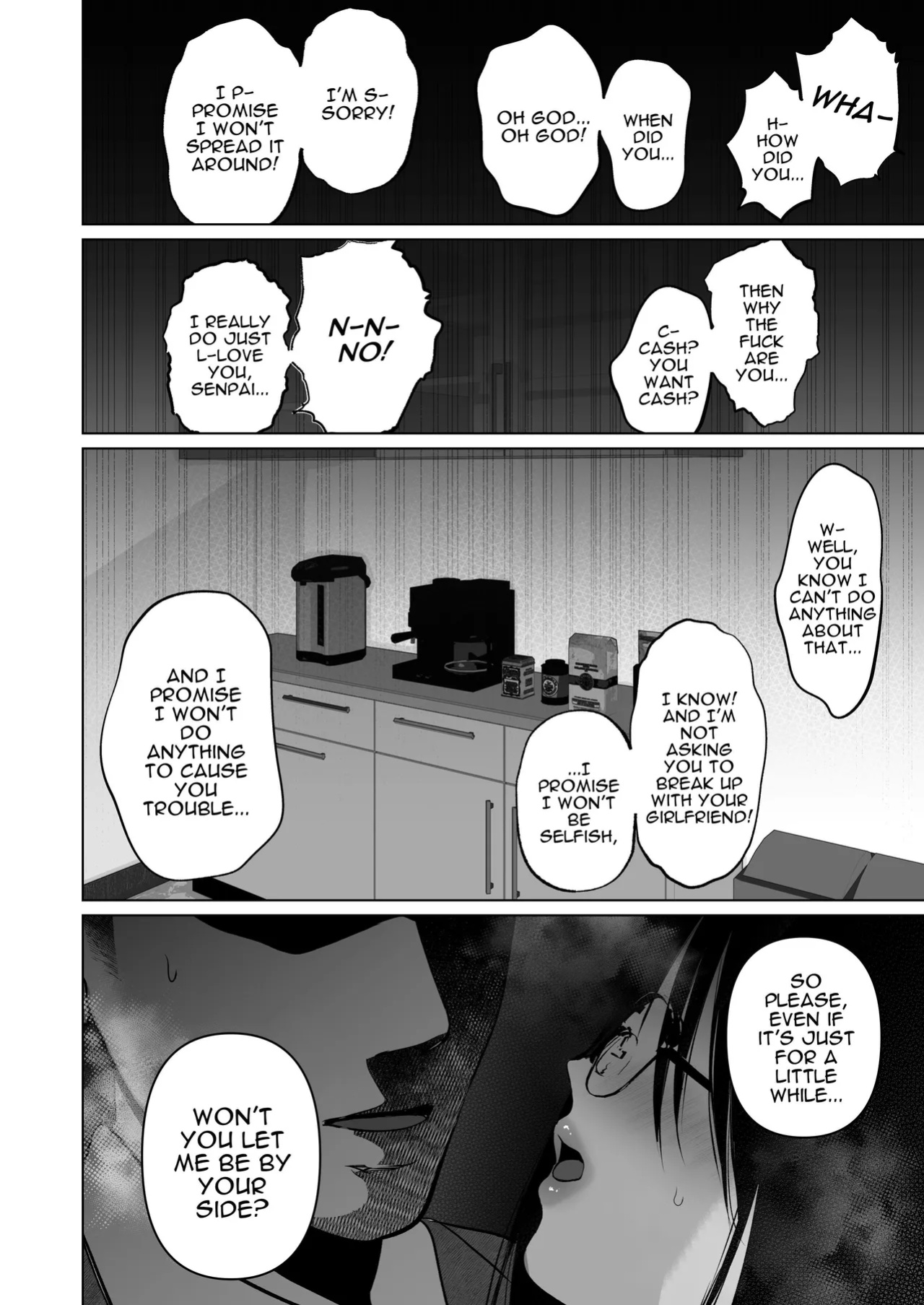 [Torotoro Yume Banana (Yumeki Banana)] Zettai, Naisho ni Dekimasuyo ~Jimi Kyonyuu Muchimuchi Kouhai ga Kanojo Mochi no Ore ni Semattekite Dosukebe Uwaki Namanakadashi~ | I Can Keep a Secret ~Cheating Creampies with my Curvy Colleague~ [Darg777 Translation