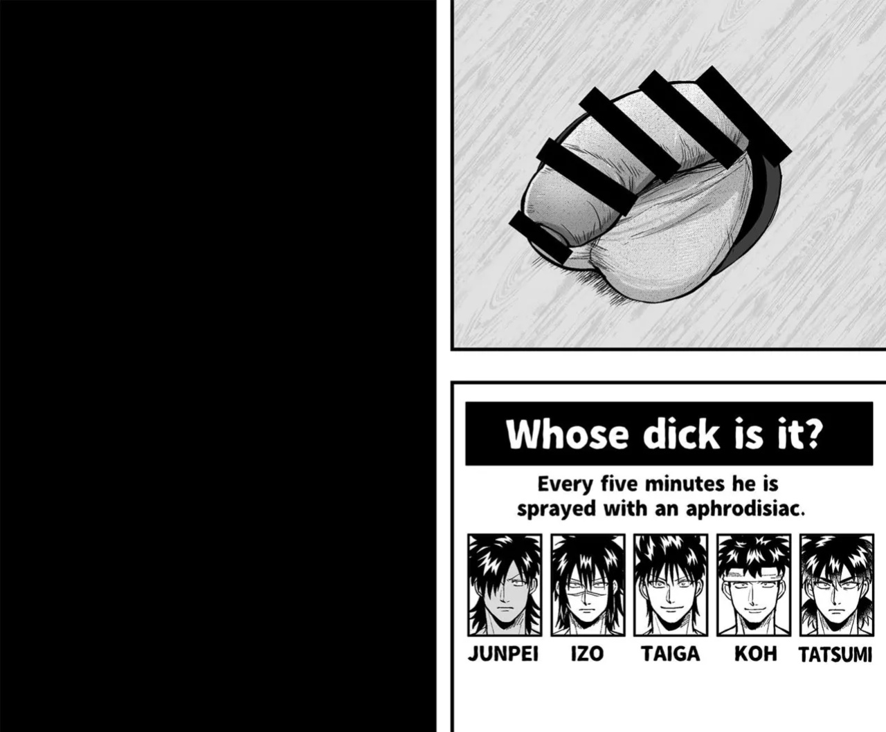 [BG Honda] WHO IS THE ONE BEING TEASED ABOUT THE DICK HE PULLED OUT OF THE HOLE IN THE WALL?