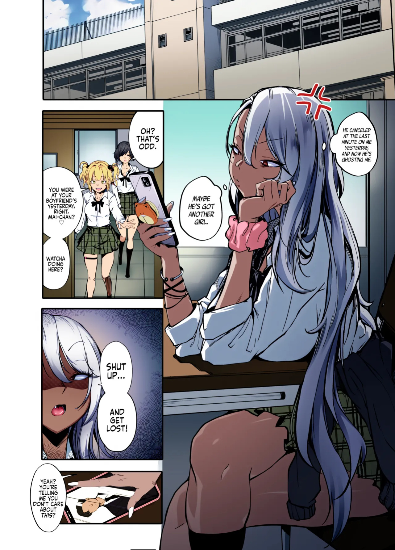 [Onkyu] Namaiki JK ga Wakaraserareru Hon | Putting a Cheeky Gyaru in Her Place [Coffedrug] [Colorized]