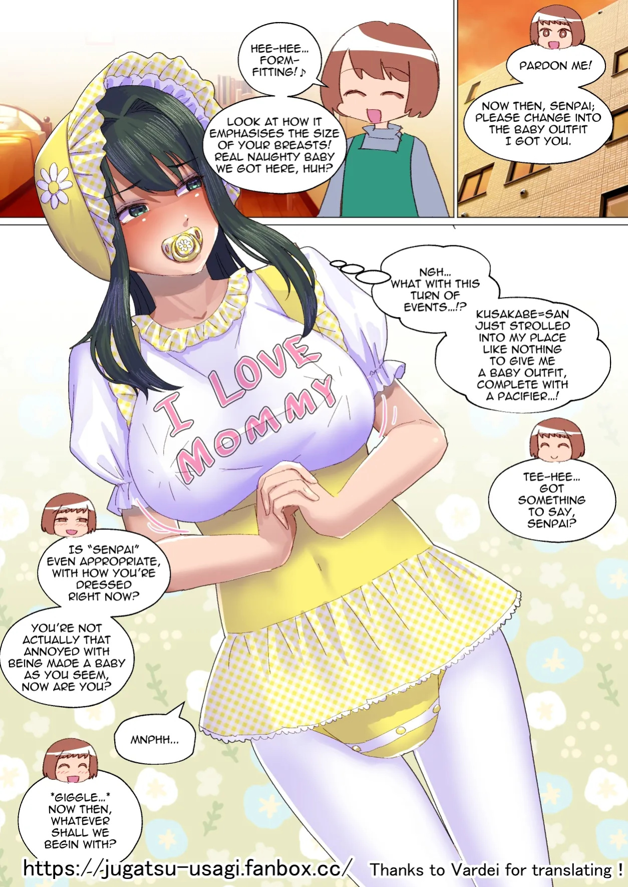[Jugatsu Usagi] Kouhai’s Pushover Baby