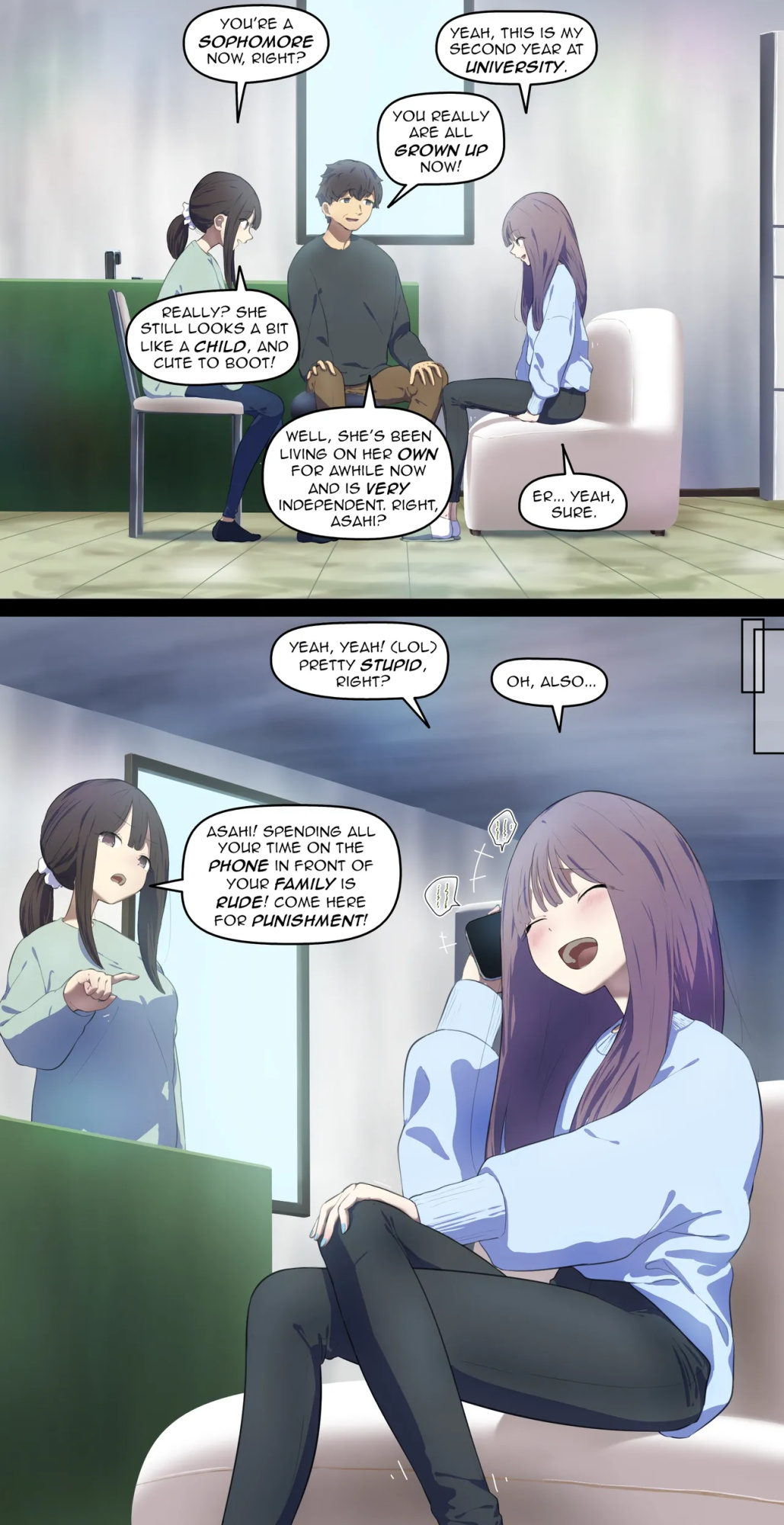My father remarried, so I went to say hello… 【Translated by kochakaden】