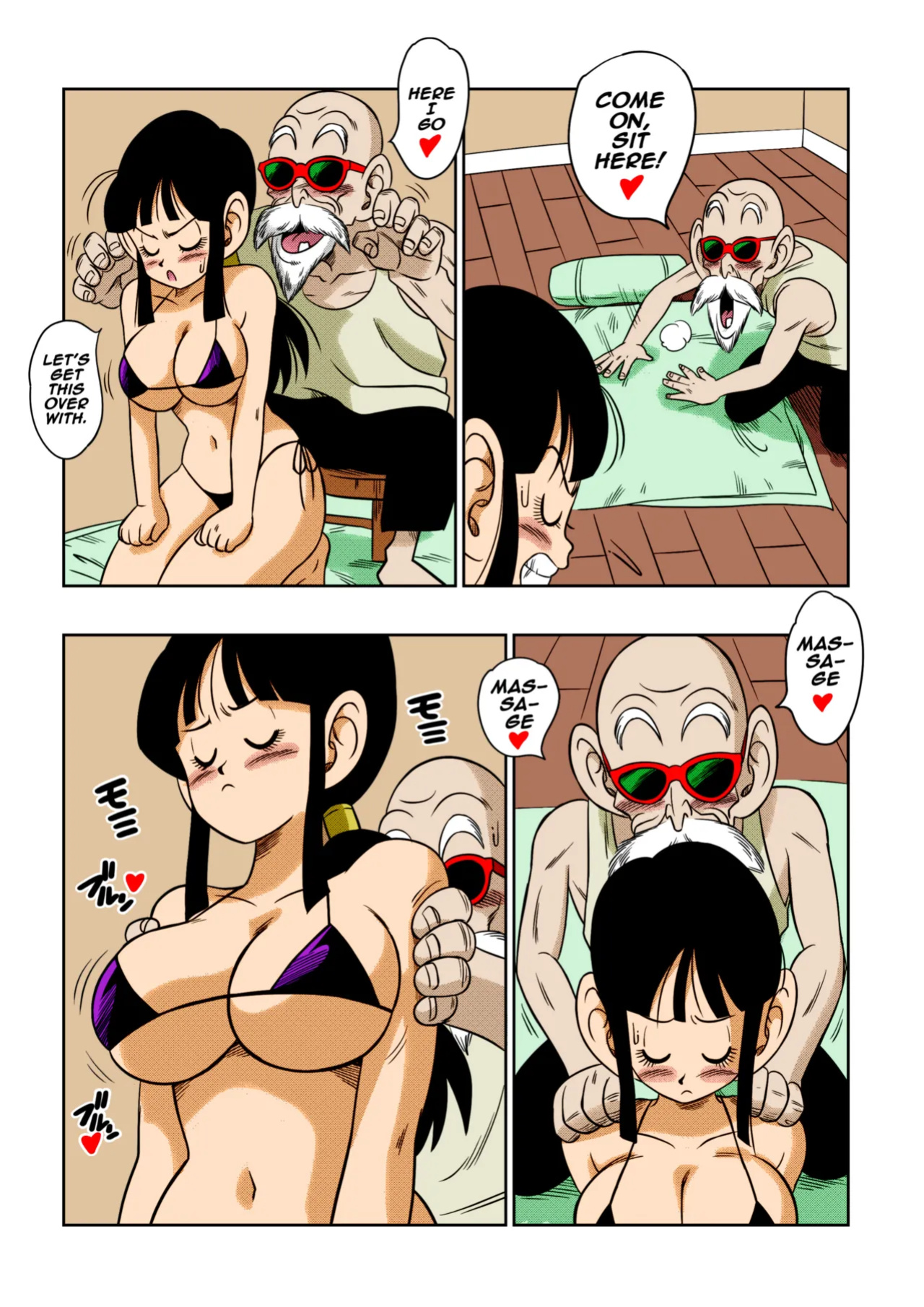 [Yamamoto] "An Ancient Tradition" - Young Wife Is Harassed! (Dragon Ball Z) [Colorized]