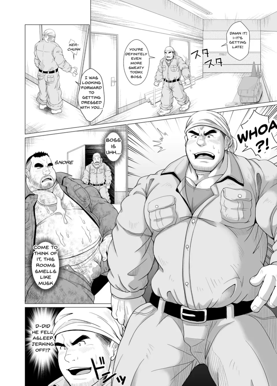 [Chobikuma (Bear Tail)] Zetsurin Oyakata – Virile Boss [Eng]