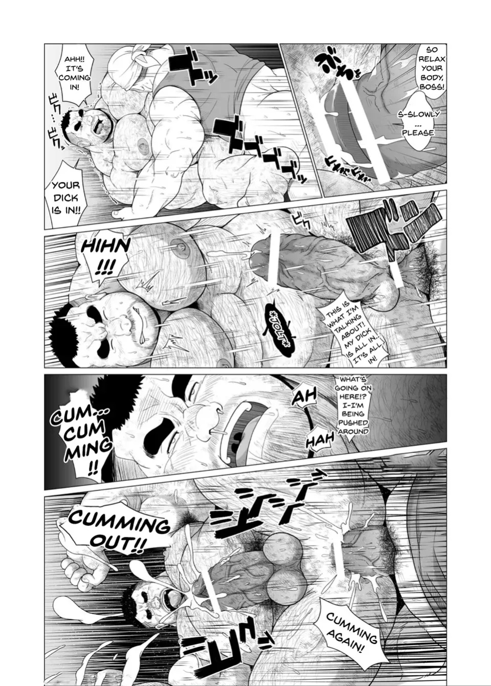 [Chobikuma (Bear Tail)] Zetsurin Oyakata – Virile Boss [Eng]