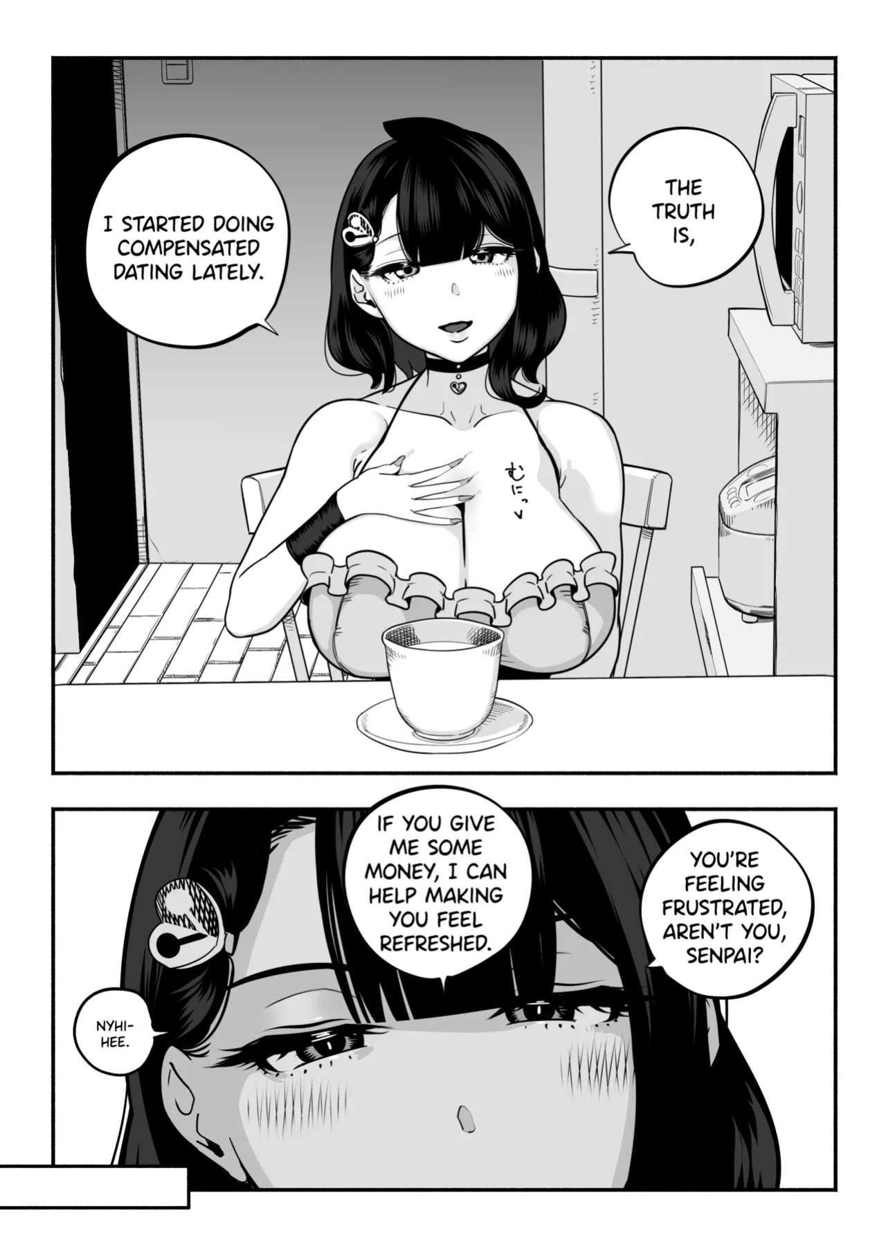 [Sakuranbo Nouen (Kondo Yume)] Gachikoi Fuuzoku 2.5 -Papa-katsu Joshi ni Jakusha Dansei Chinpo o Ijimerareru Hanashi- | Falling in Love at the Brothel 2.5 [SDTLs]