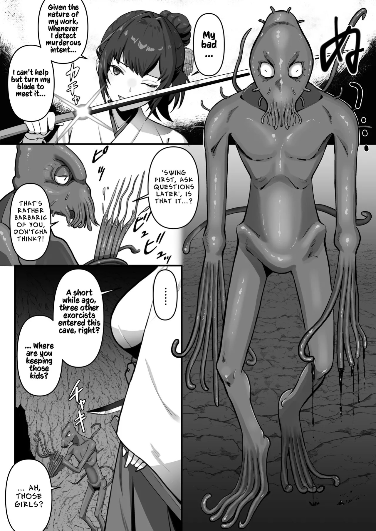 [ENG Ver.] There’s No Way a Married Exorcist Would Be Bested by Some Tentacles