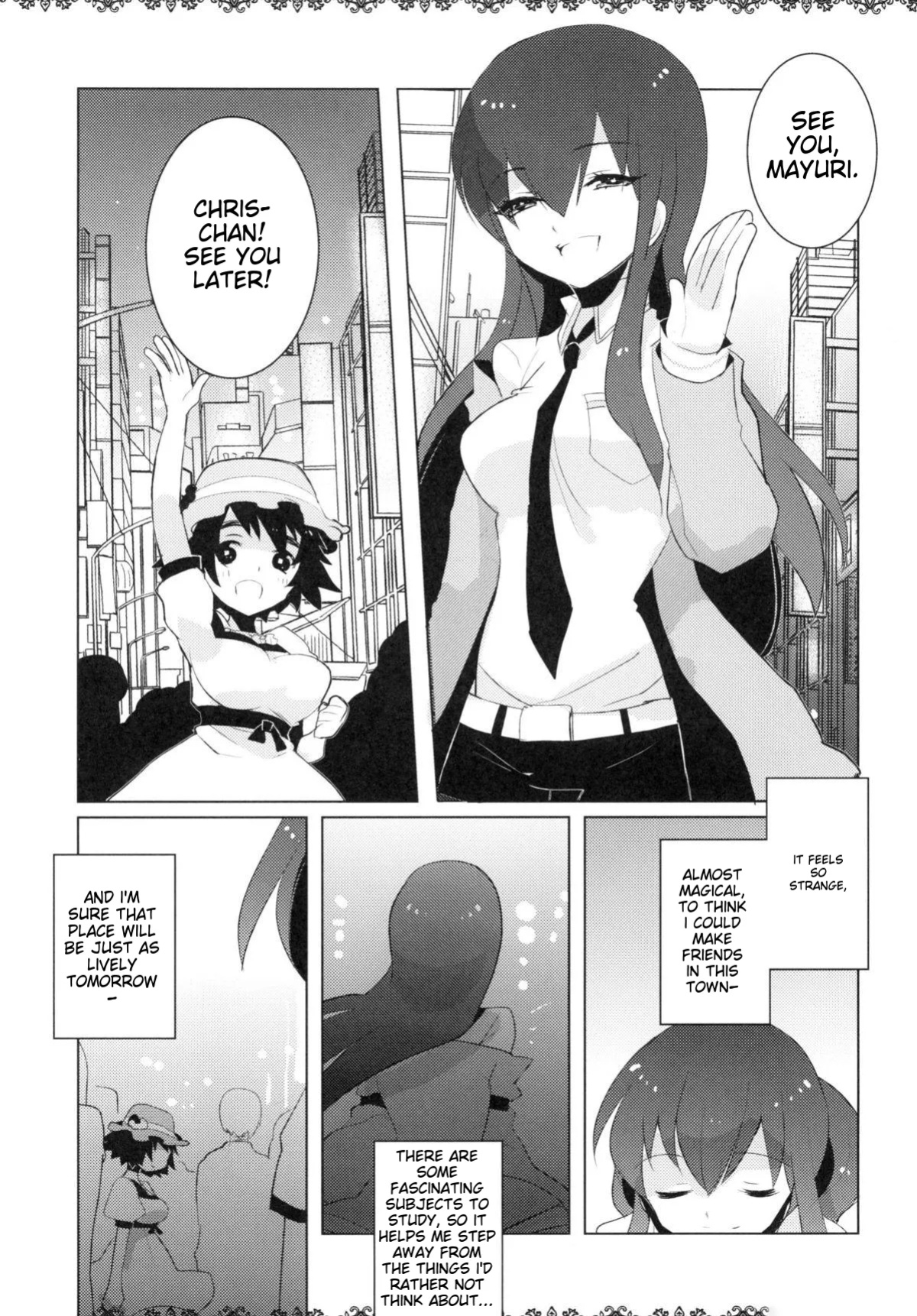 [clear glass (Menimo)] Rinraku Intou no Kurisu (Steins;Gate)