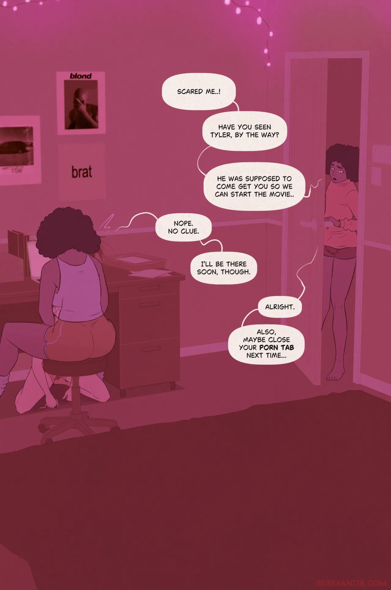 Skemantis - Tyler's sleepover - part 1