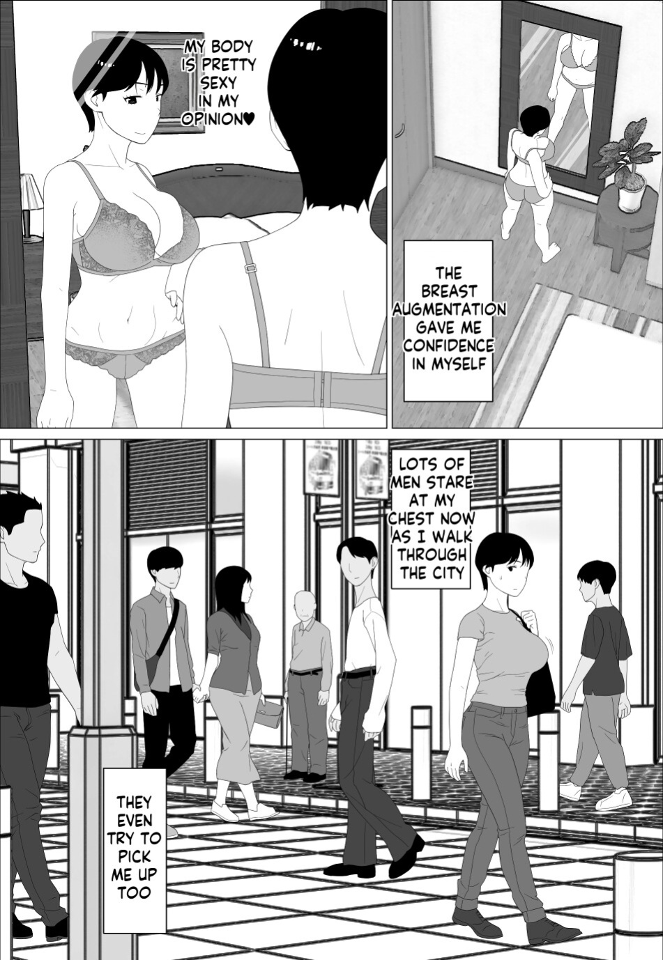 [Oroboy] Danna to no Resu Kaishou no Tameni Toukyou Shita noni | Enlarged breasts to entice husband and yet... [innyinny]