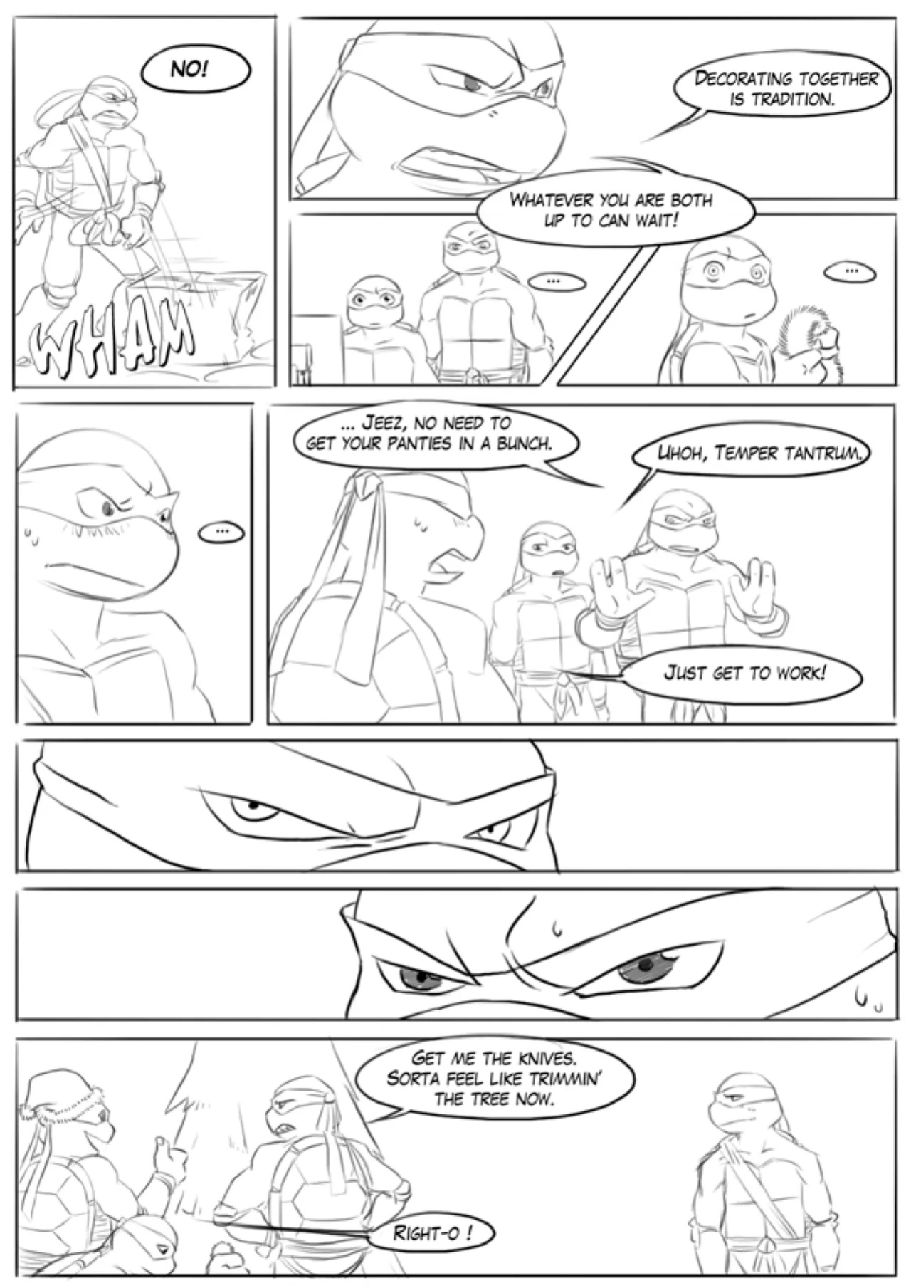 [Sneefee] Merry Fuckin’ Christmas (TMNT)
