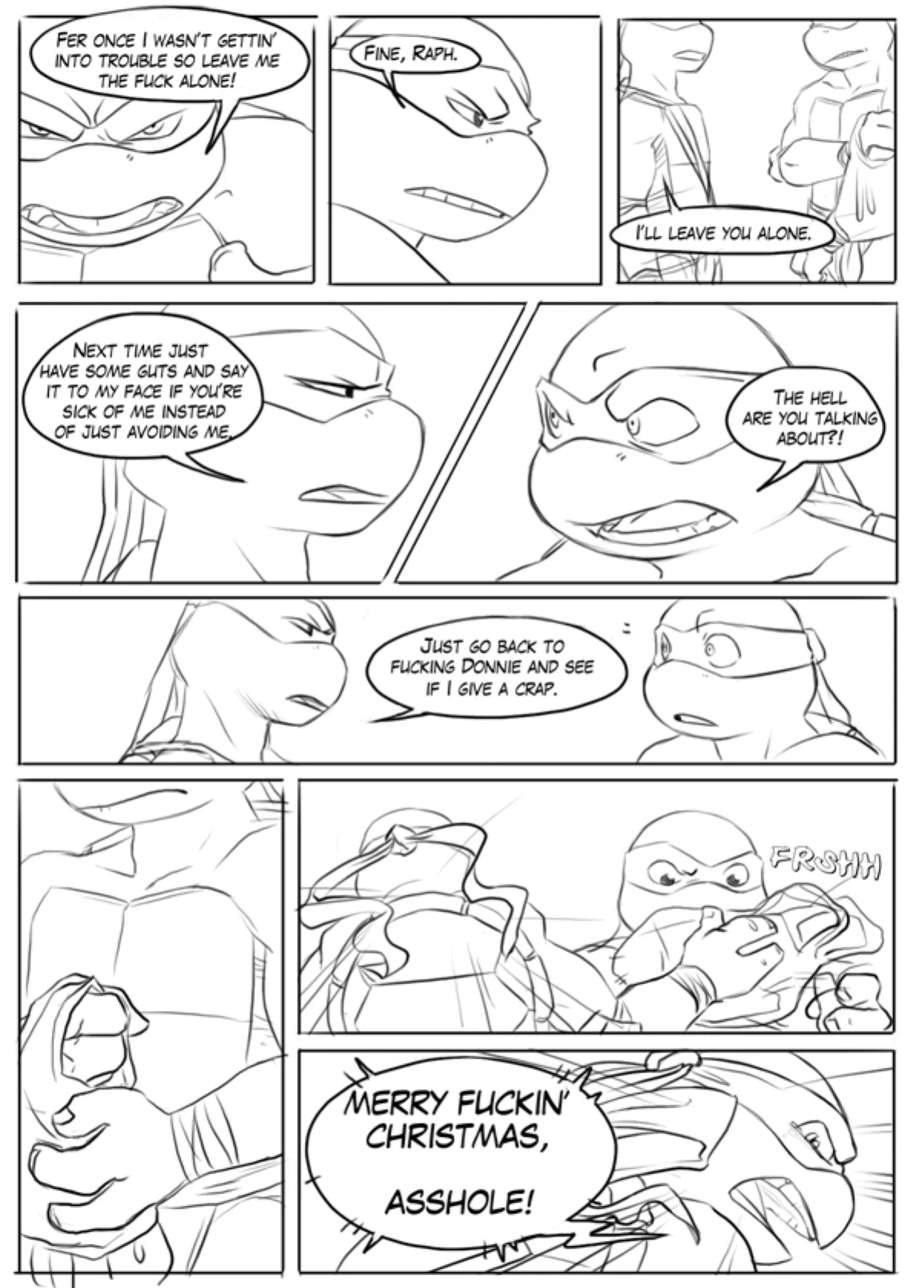[Sneefee] Merry Fuckin’ Christmas (TMNT)