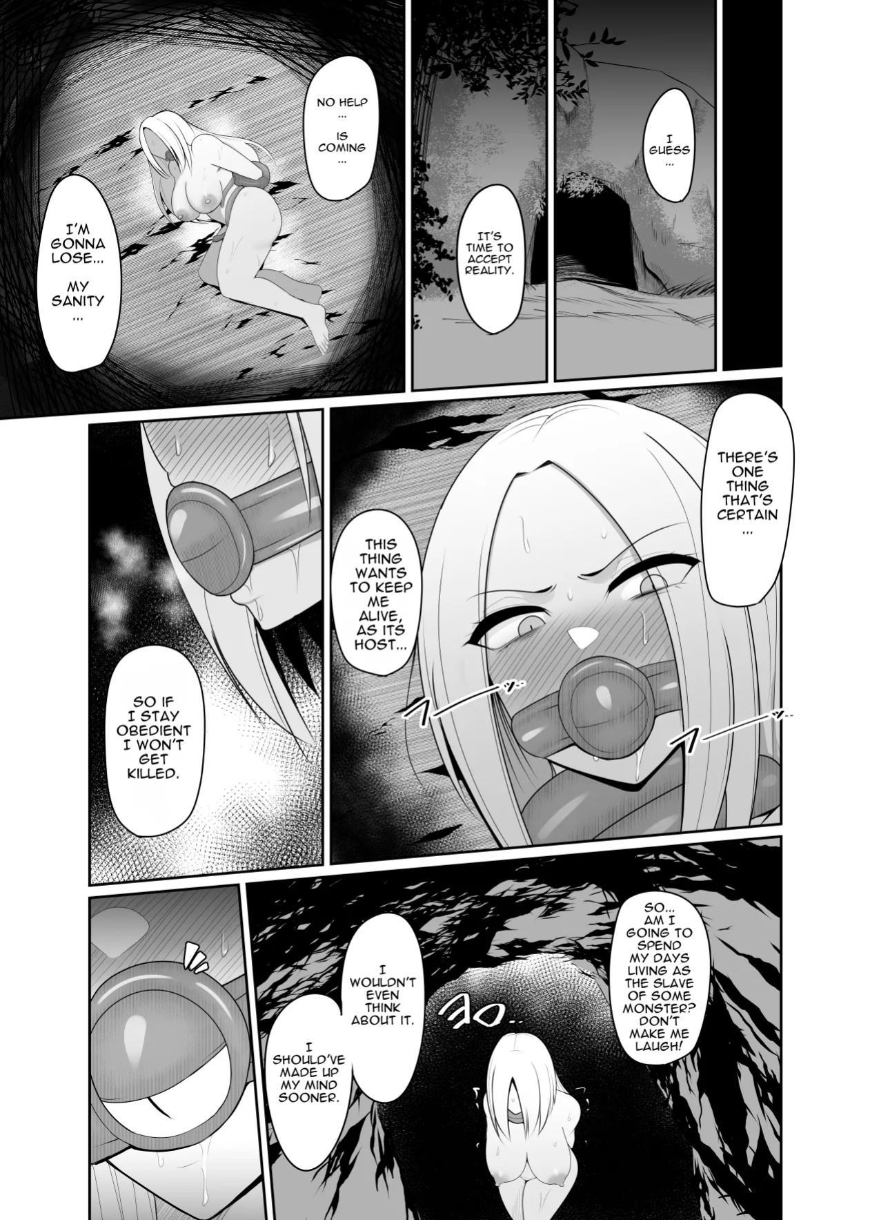 Shokushu Kisei Nasusubenaku Kuppuku Saserreru Onna Majutsushi | Tentacle Parasite - A female sorceress is helplessly subjugated