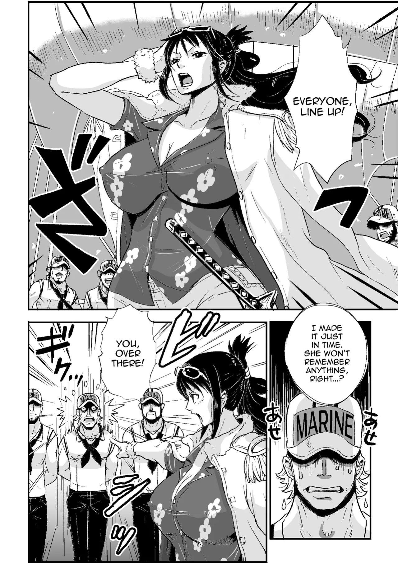 [Oukokusan (Kakutou Oukoku)] Kaigun no Onna | A Woman In The Marines (One Piece)