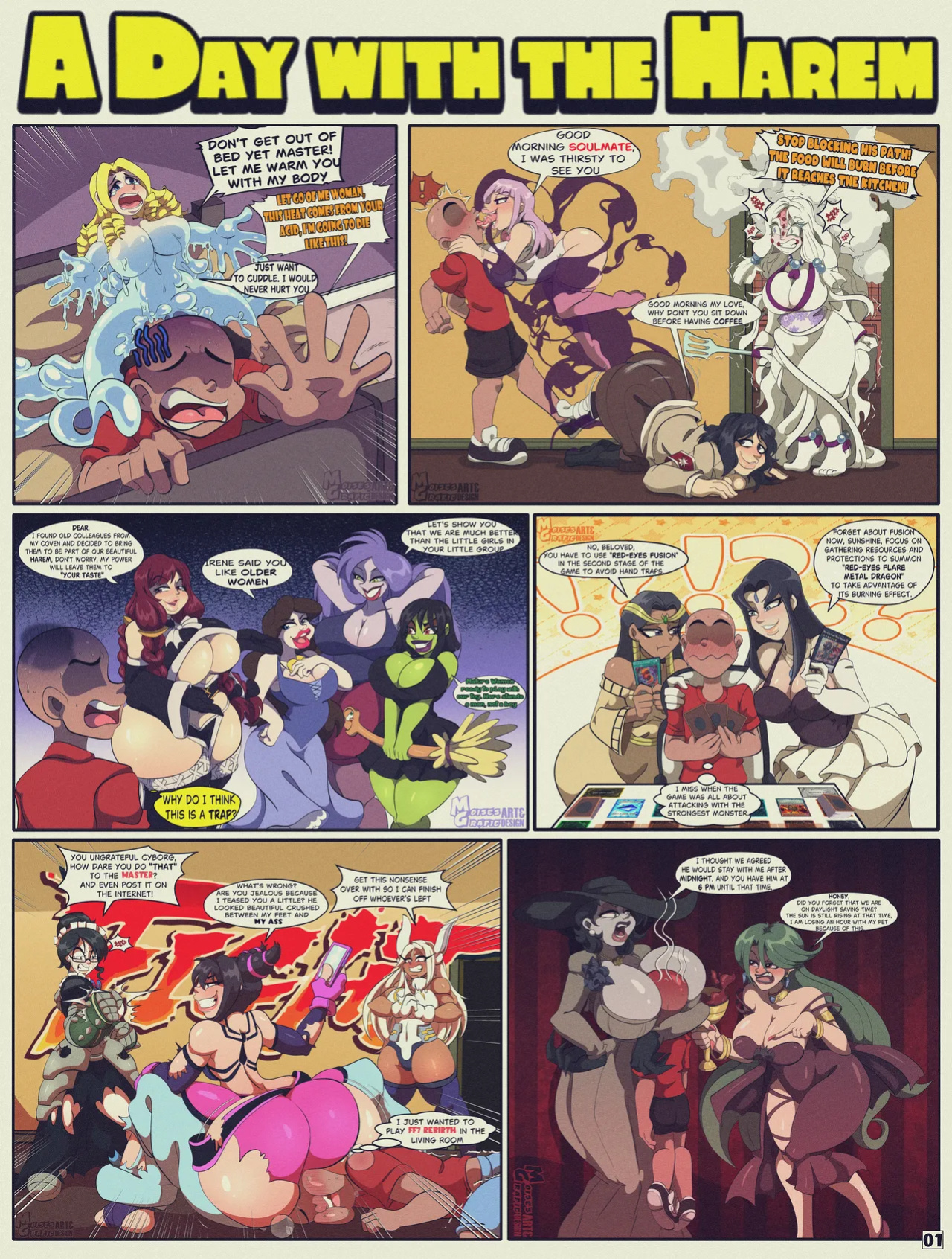[MoisesGrafic] A Day with the Harem