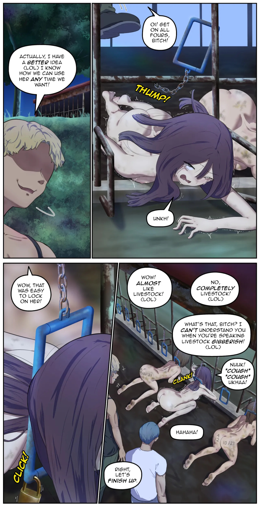 On the way home, at the barn at night part2 【Translated by kochakaden】