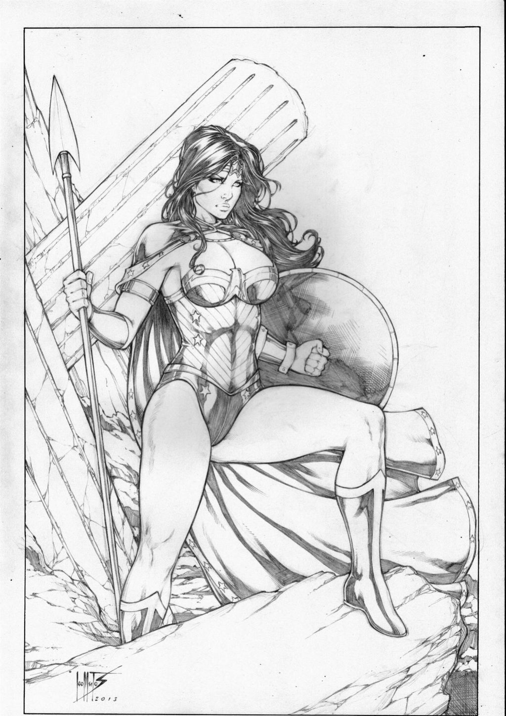 Wonder Woman by leomatos2014
