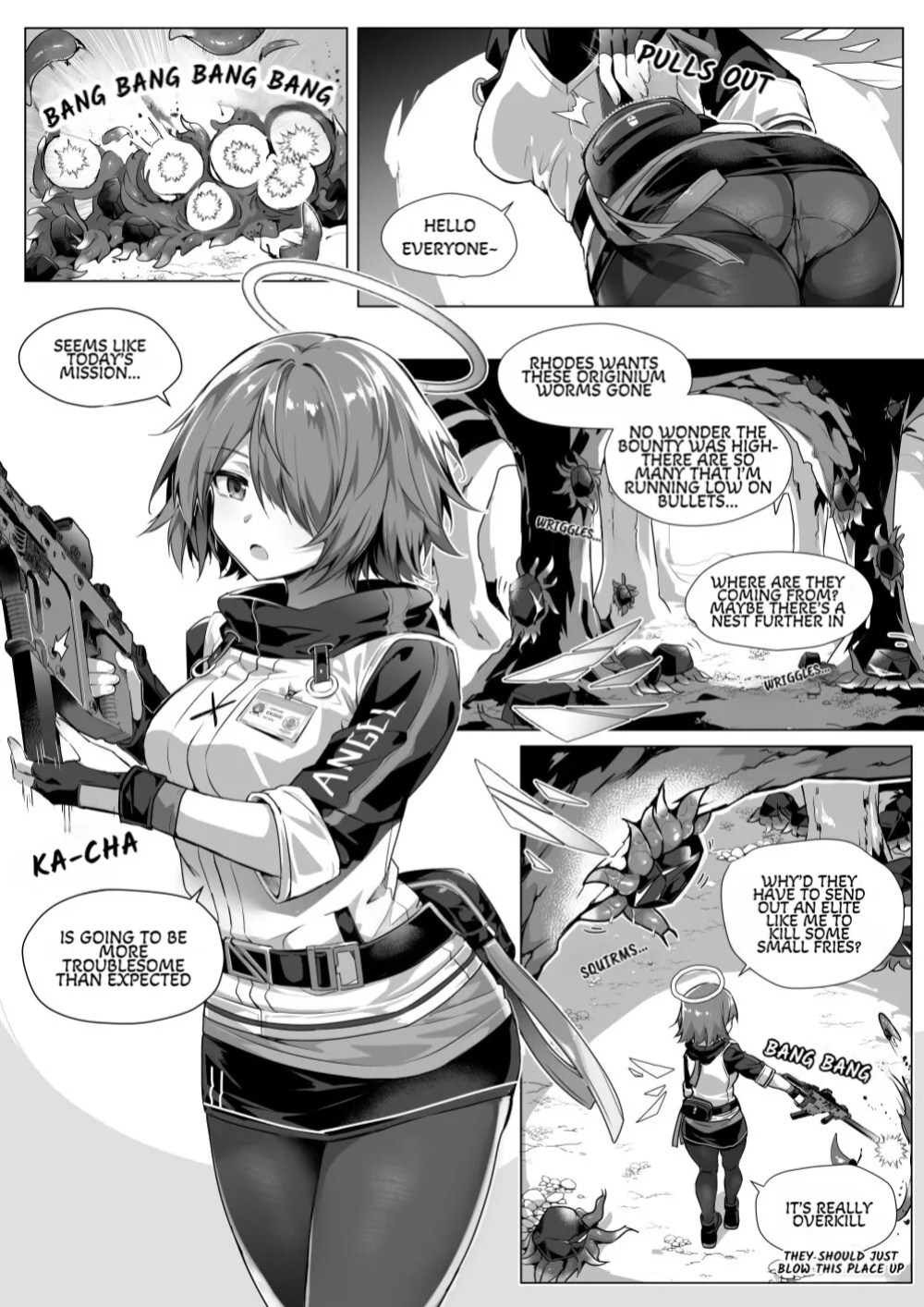 [Kataokasan] 我的肚子才不是虫子的繁育场 | My Stomach is not a Breeding Ground for Bugs (Arknights) [ttttrap + DKKMD Translations]