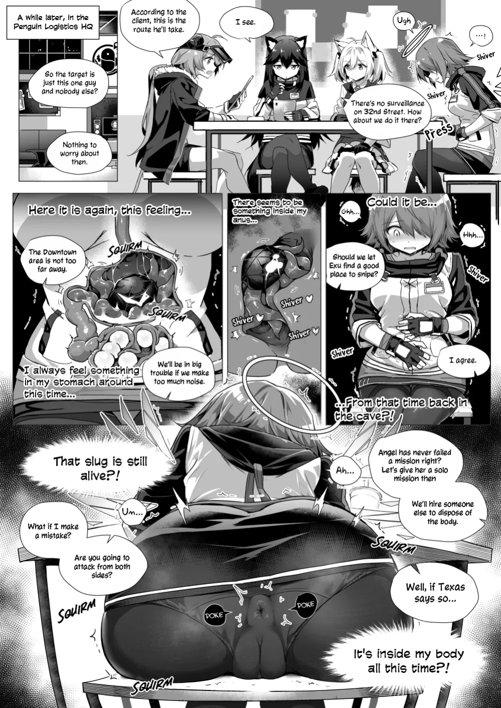 [Kataokasan] 我的肚子才不是虫子的繁育场 | My Stomach is not a Breeding Ground for Bugs (Arknights) [ttttrap + DKKMD Translations]