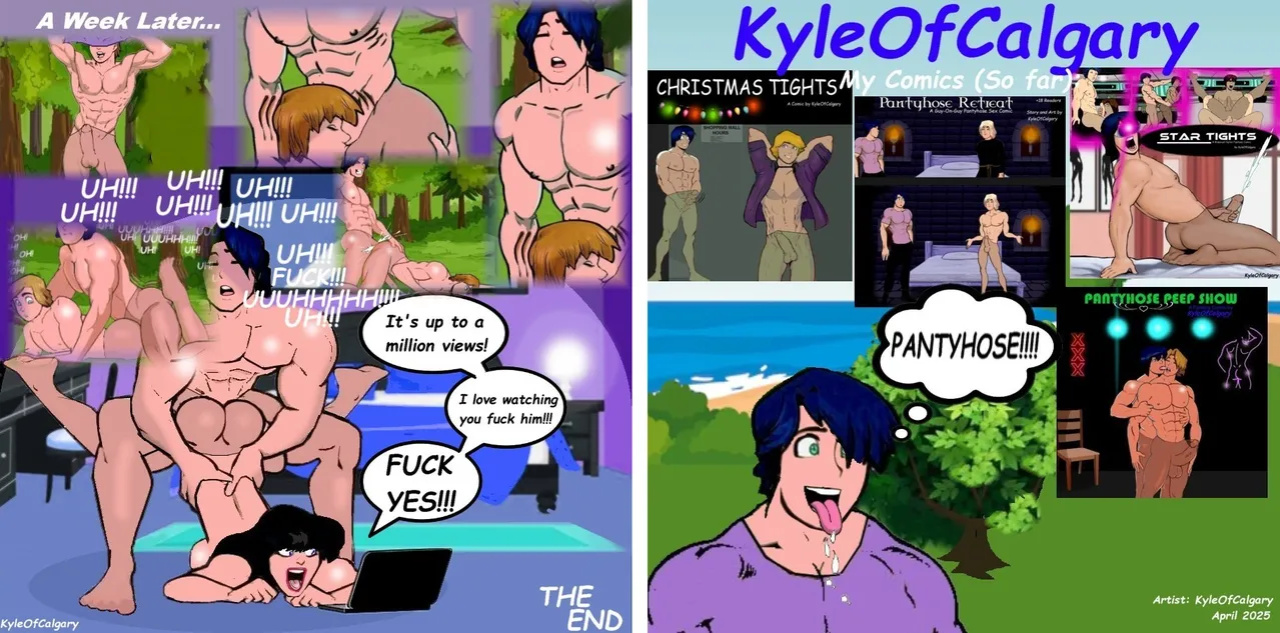 Kyle of Calgary. Hot Guys - Gay and Bisexual in Pantyhose
