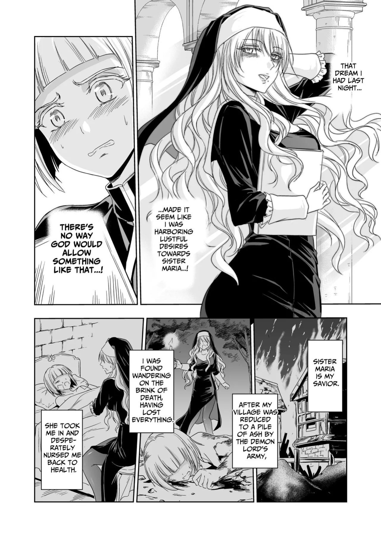 [Palace Inubousaki (Sister Maria Rosetta)] Shitsurakuen ~Haitoku ni Ochiru Seijo~ | Paradise Lost ~A Saint's Descent Into Immorality~ [tsuyoshi]