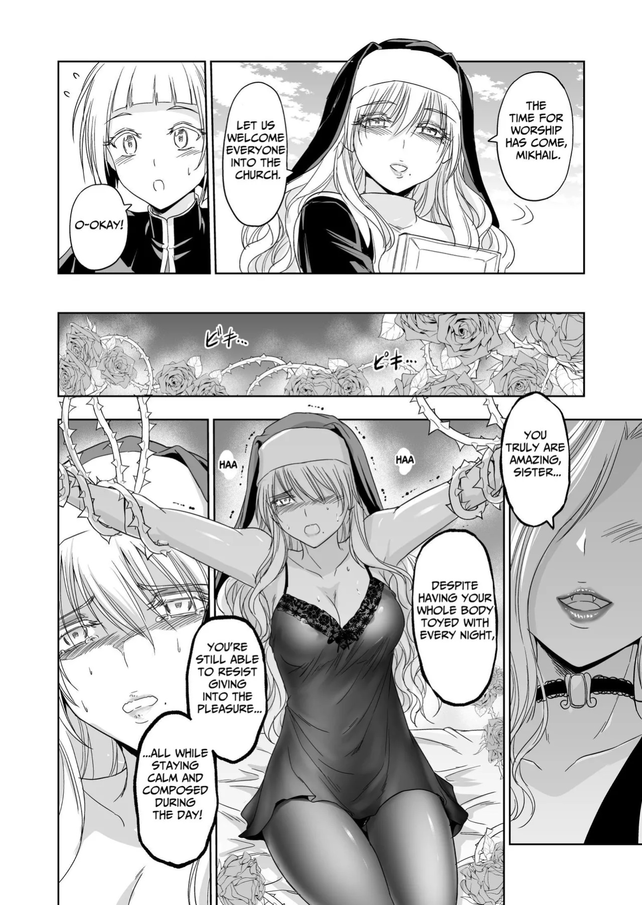 [Palace Inubousaki (Sister Maria Rosetta)] Shitsurakuen ~Haitoku ni Ochiru Seijo~ | Paradise Lost ~A Saint's Descent Into Immorality~ [tsuyoshi]