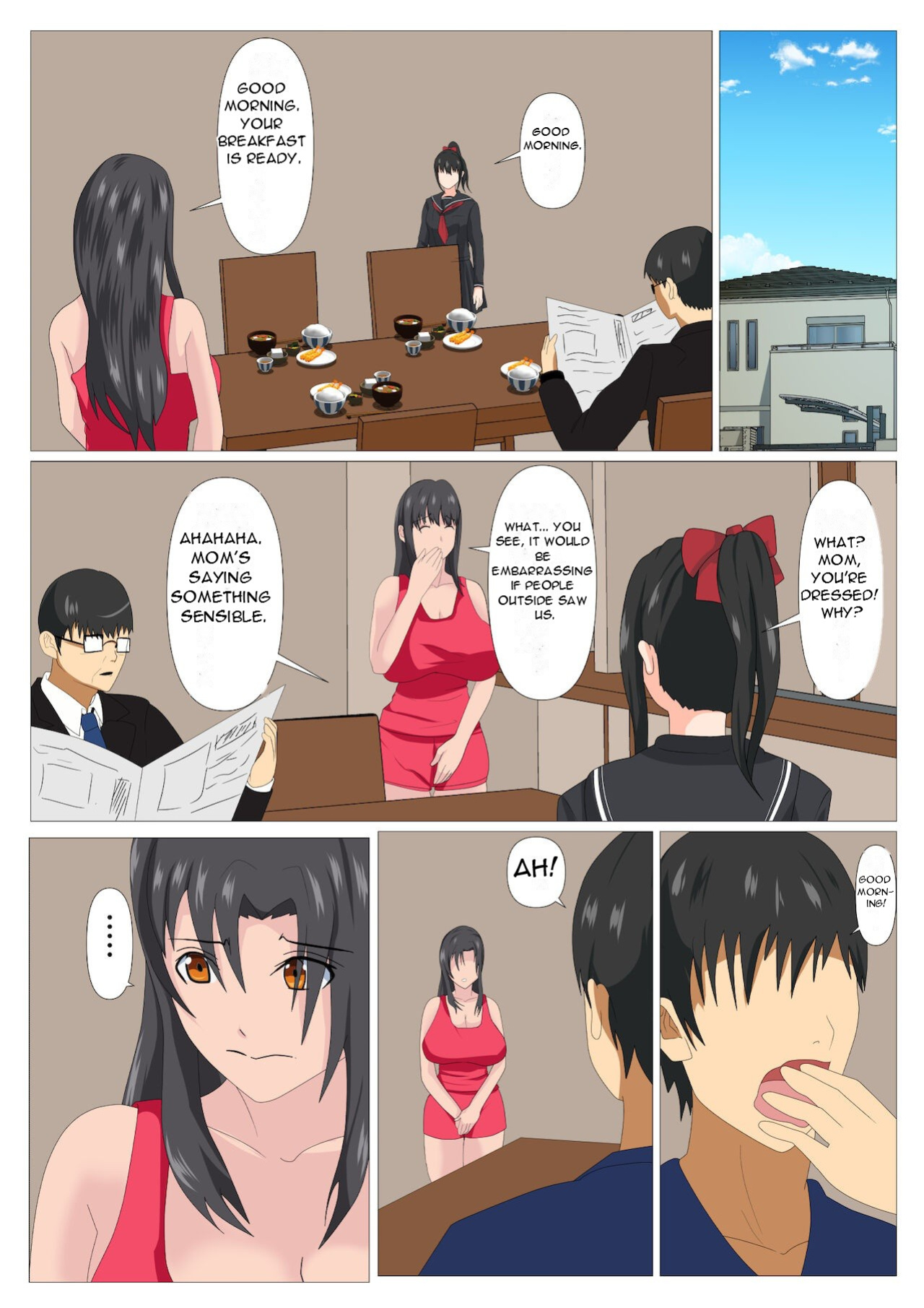 [Stew Ni Gohan] Hadaka no Haha ni Yokujou Shite - Lusting for My Naked Mother [DarklordMTLs]
