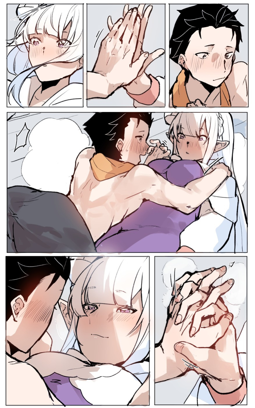 [Angel] Emilia's trouble at the Watchtower (Re:Zero kara Hajimeru Isekai Seikatsu)
