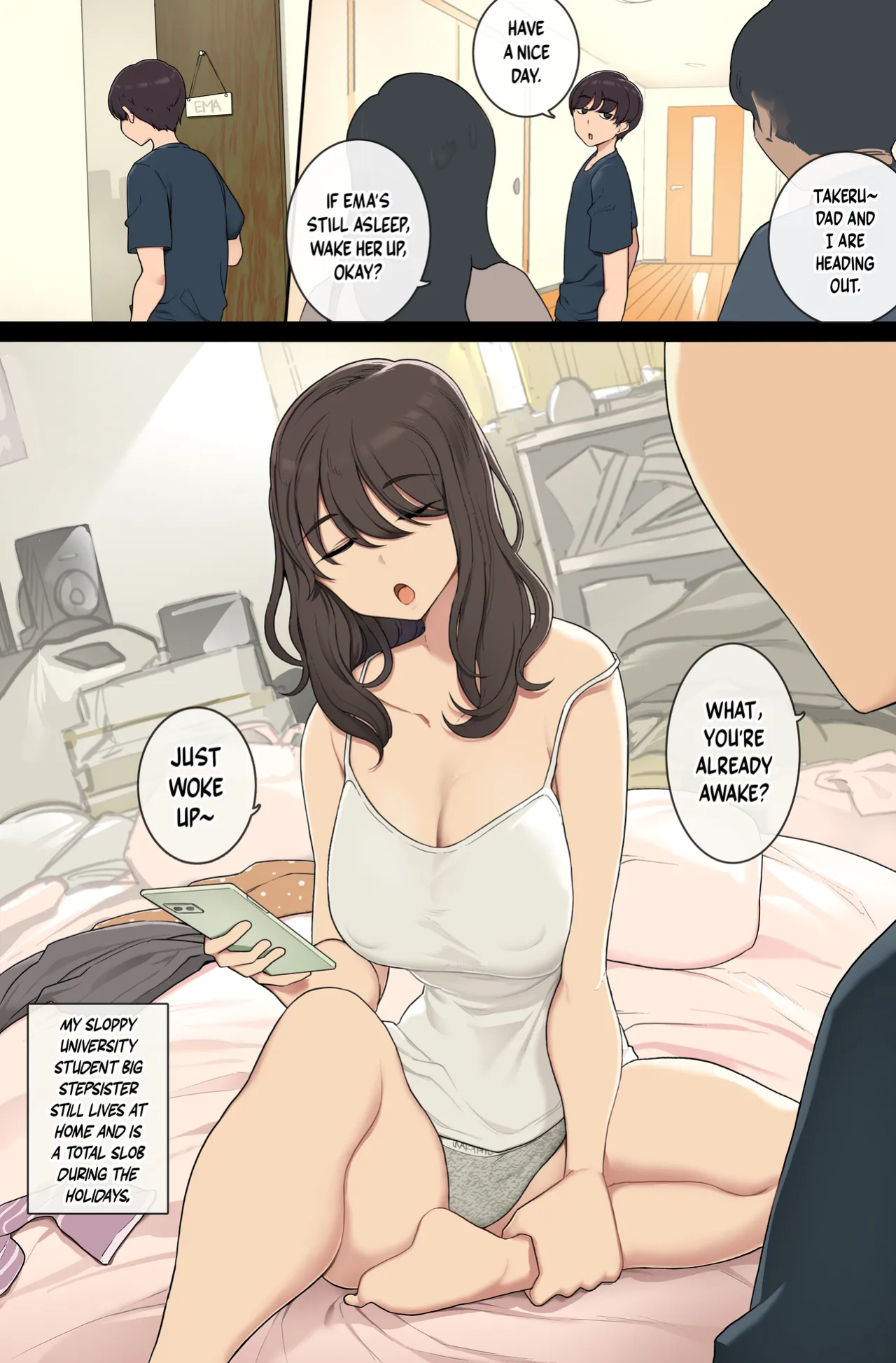 [Wakamatsu] Seikatsu mo Teiso Kannen mo Darashinai Gishi Ni Ya-ra Sete Morau | I Get to Fuck my Stepsister, Who's Sloppy in Both Her Lifestyle and Her Sense of Chastity