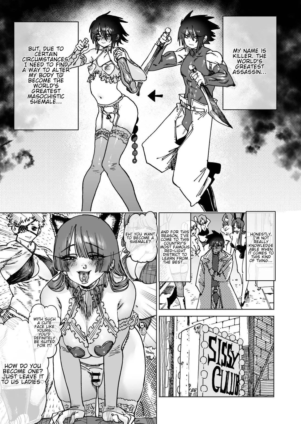 [Horieros no Ouchi (Horieros)]The World's Strongest Assassin Self-Feminization