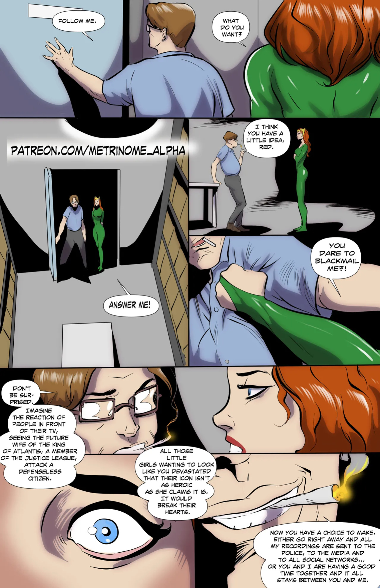 [Metrinome] Mera Gets Blackmailed (Justice League)