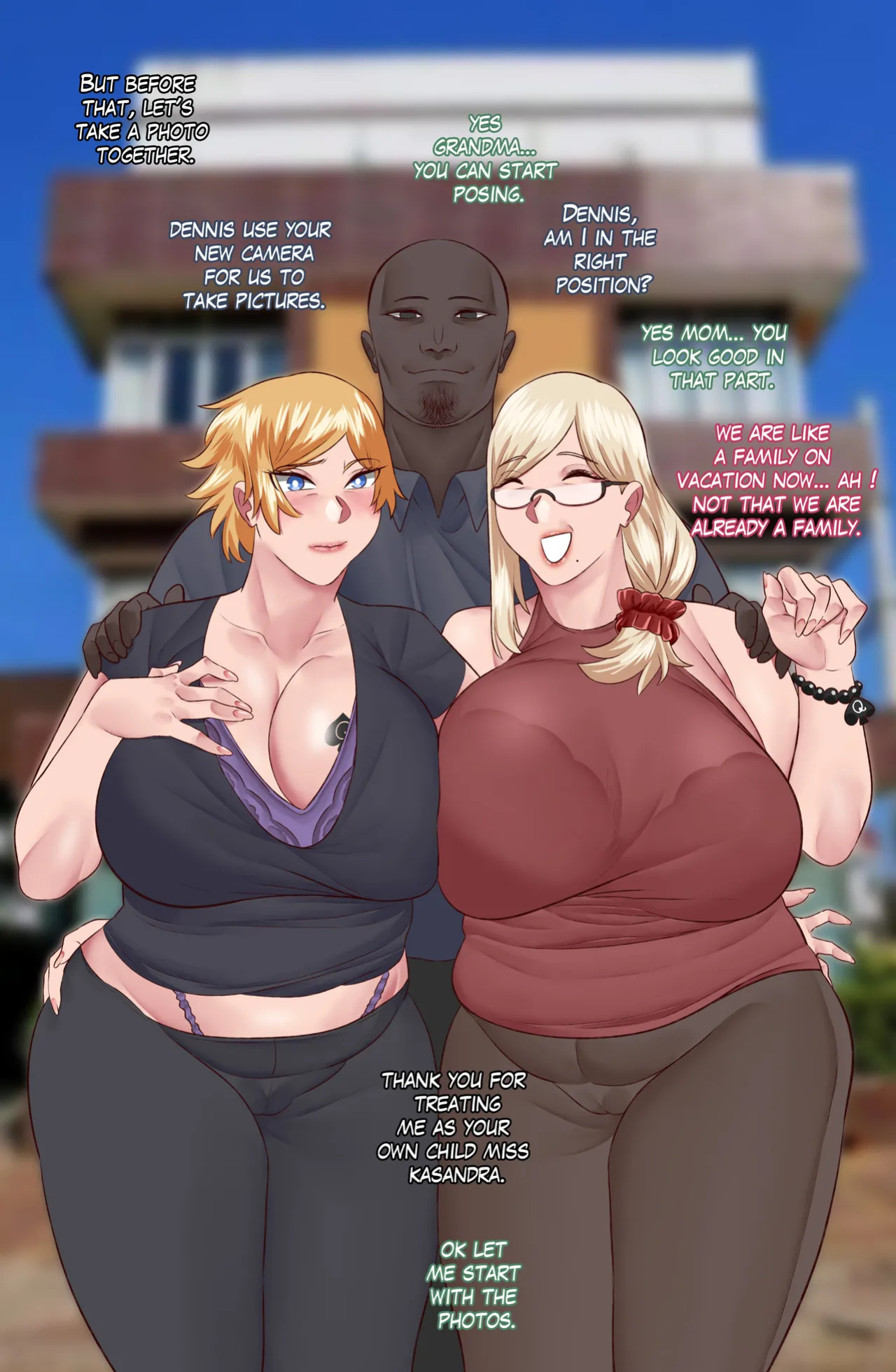 [Neko Plus] Mom and Grandma NTR Holiday part 1