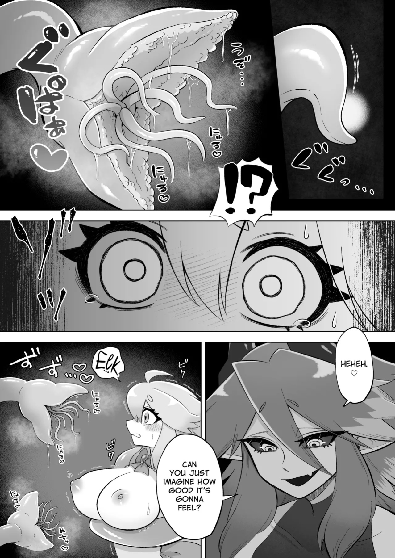 [Moto no Hondana (Moto)] Mahou Shoujo wa Shokushu to Futanari Inma ni Ochiteiku