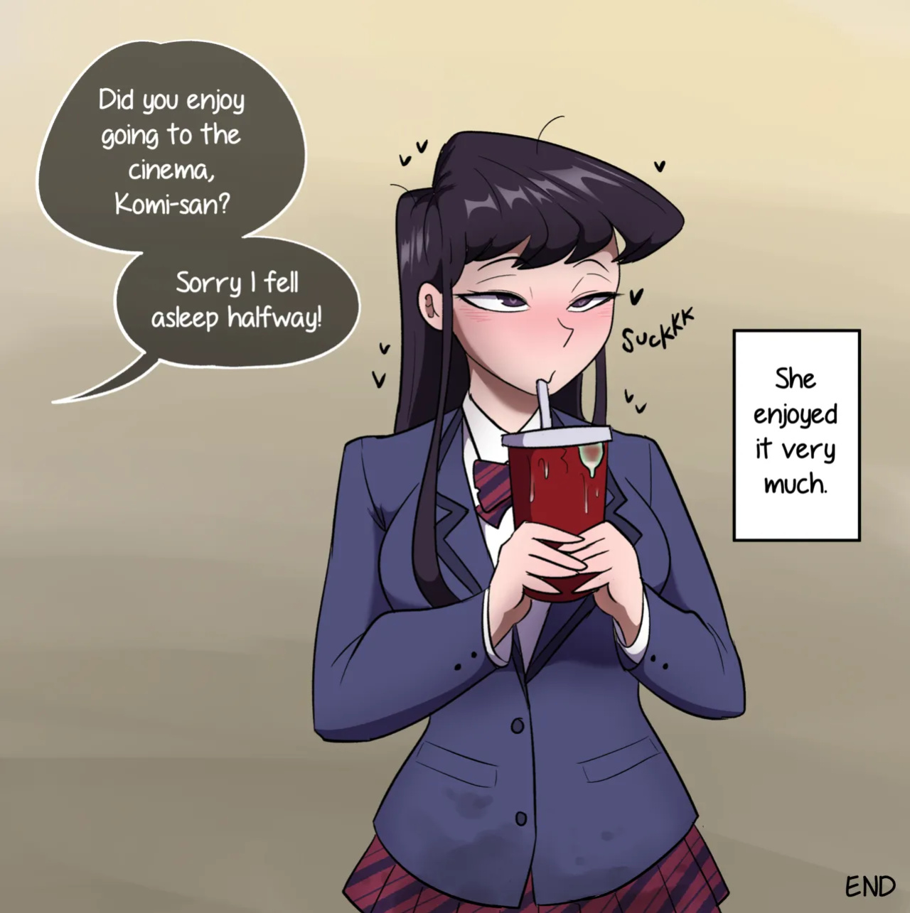 [Lech Lewds] Komi at the Cinema (Komi Can't Communicate)