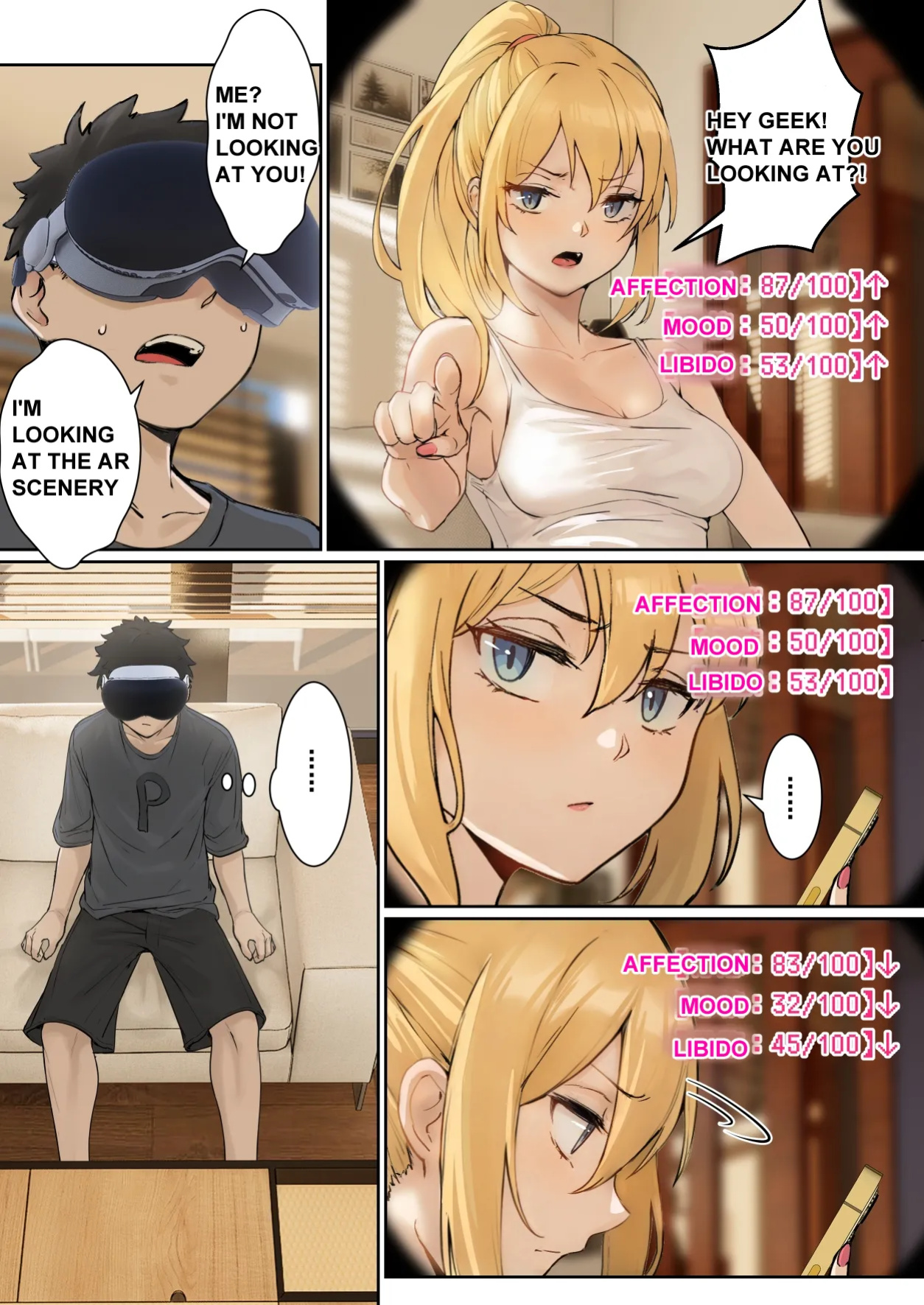 [pz-x] My AR glasses can see various stats about my foster sister?!