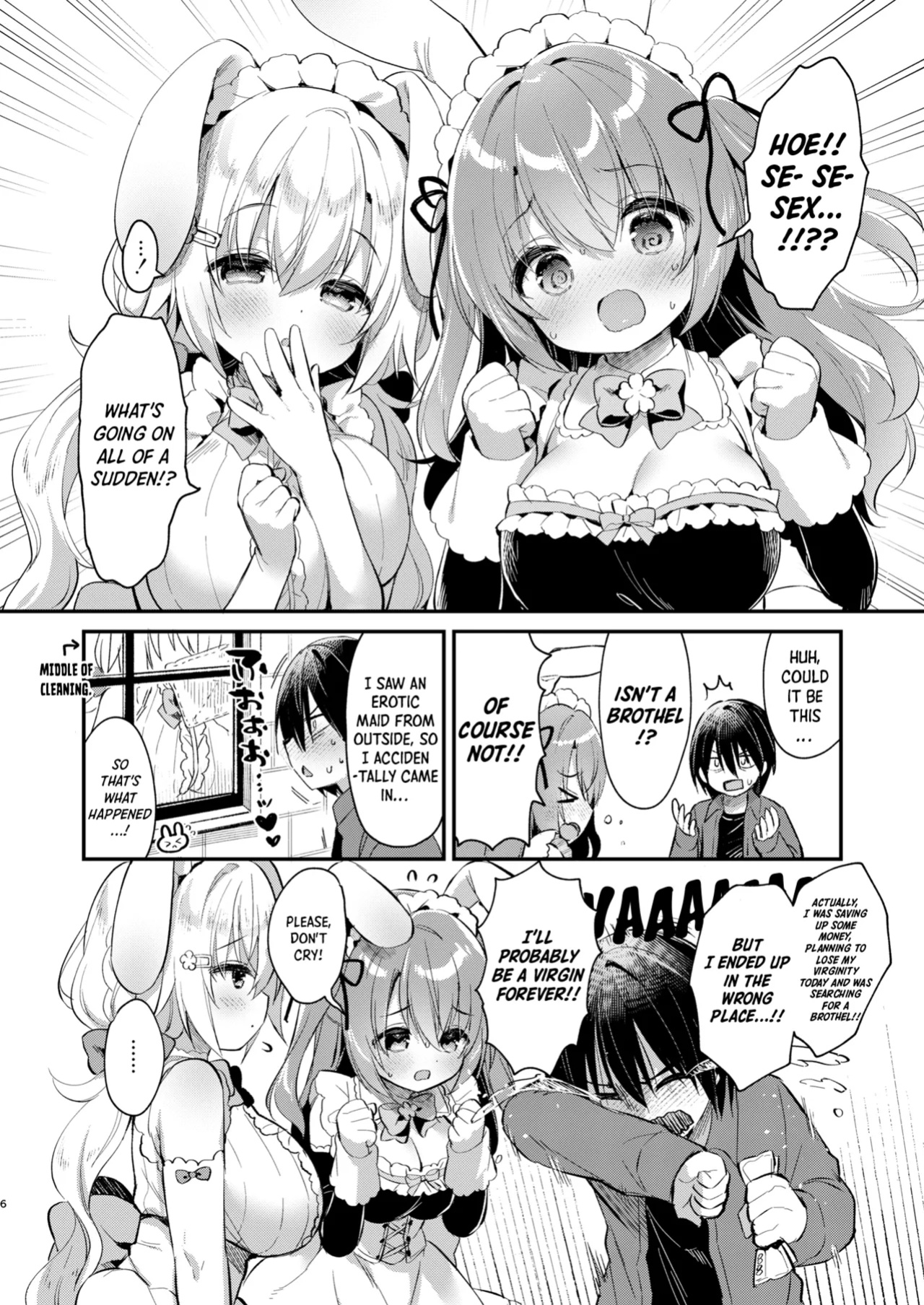 [Usacastle (Usashiro Mani)] W Sakura-chan no Fuwatoro Sand! | Double Sakura-chan's Fluffy Sandwich! [Shiro Translation]