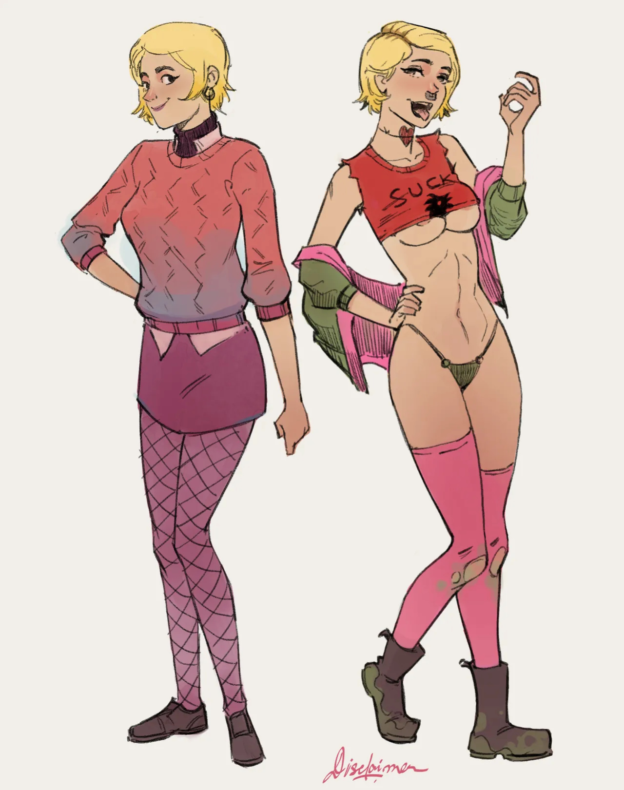 [Disclaimer] Holly - white trash girl OC