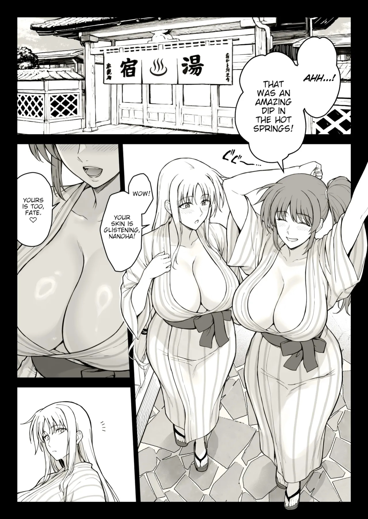 [Ishigaki Takashi] Ecchi na Onee-san-tachi ni Onsenyado de Hokakusareta Ken (Mahou Shoujo Lyrical Nanoha)
