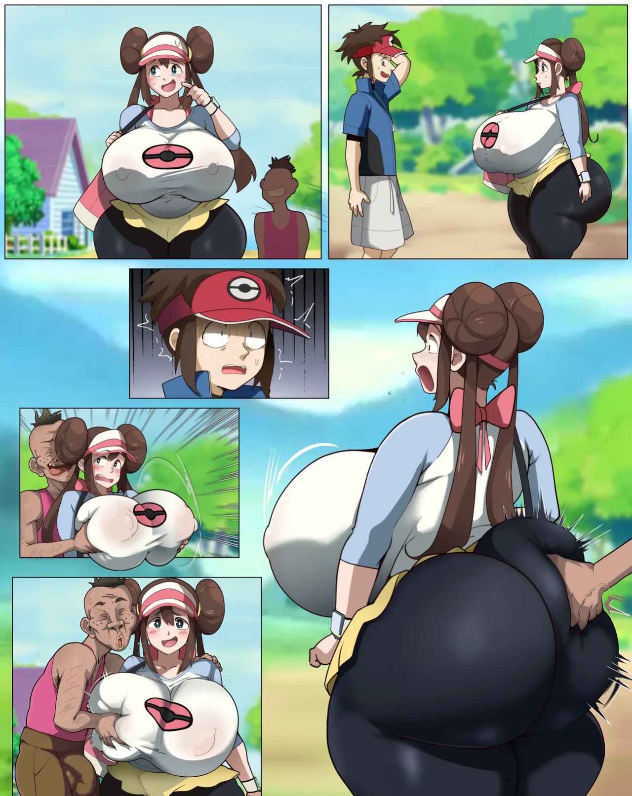 [BitterCream] Rosa and Her Delinquent Boyfriend [Uncensored] (Pokémon)