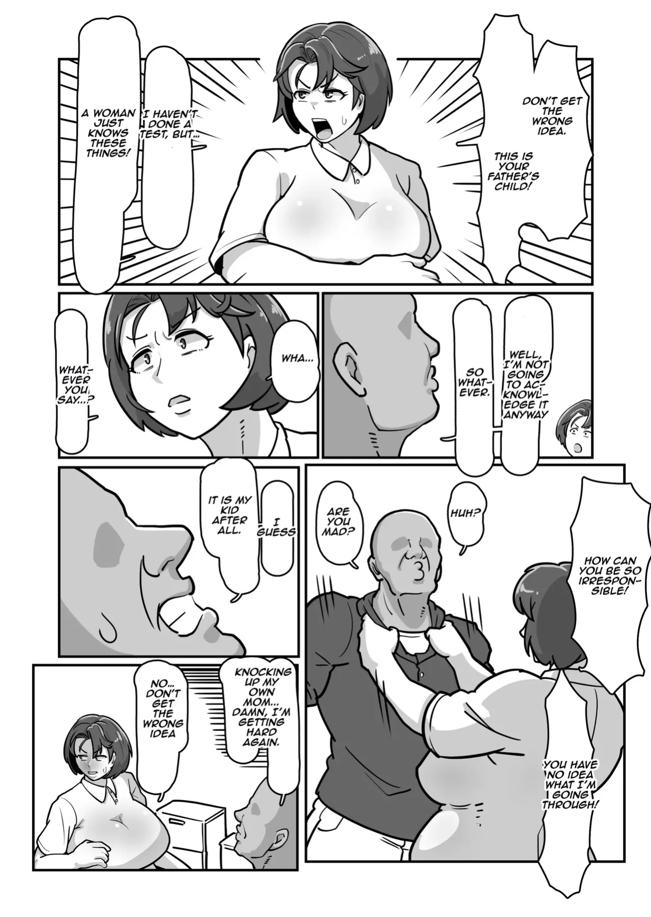 Bote Haha ~Ore o Jikka kara Oidashita Mukatsuku Hahaoya o Muriyari Haramasete Botehara Sex Zanmai!~ | Pregnant Mom ~ I impregnated My Annoying Mother Who Kicked Me Out of the Family Home and Had Pregnant Sex! ~