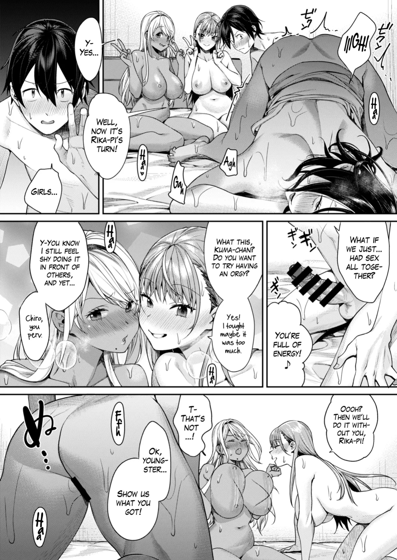 [Yakiniku Teikoku (MGMEE)] Gal Kano Harem ga Dekita Riyuu | The Reason Why I Was Able to Get a Gyaru Harem [The Blavatsky Project]