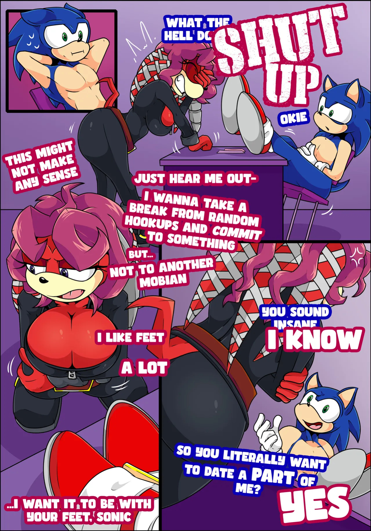 [TinyDevilHorns] Sonic... I want to Date your Feet!