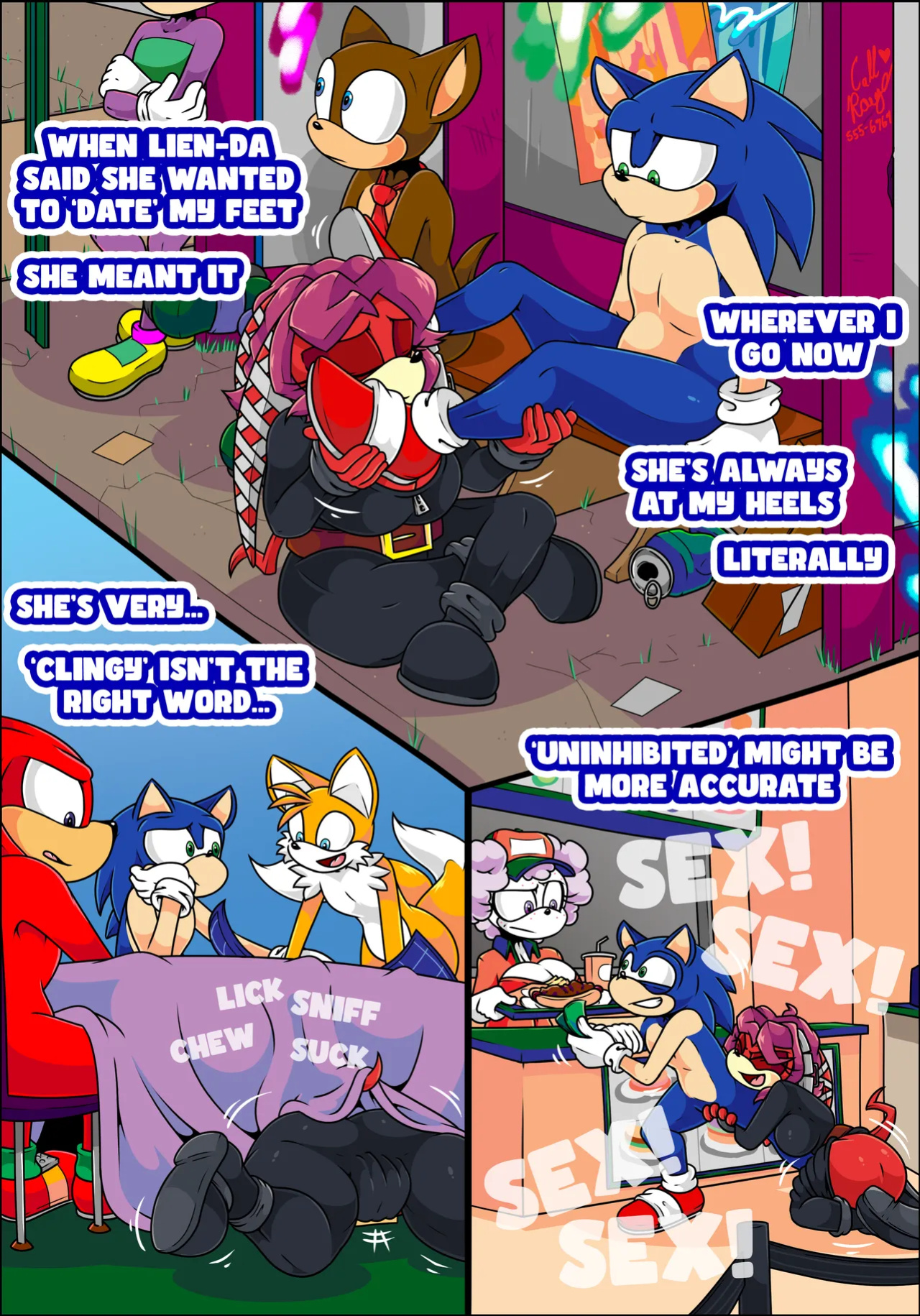 [TinyDevilHorns] Sonic... I want to Date your Feet!