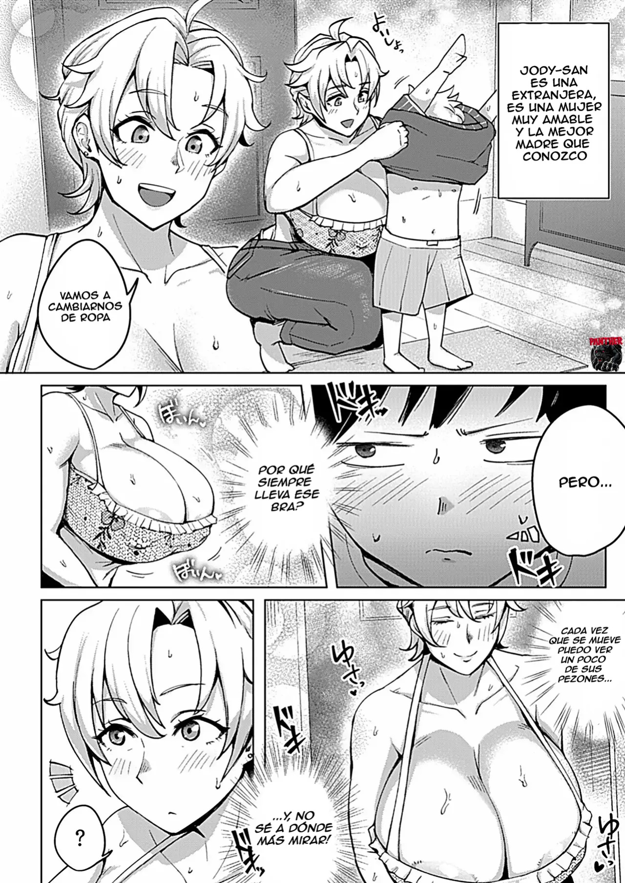 [mumumu] Kinpatsu Kyonyuu Hitozuma Jody-san no EchiEchi Skinship |Mi relación sexual con Jody, una rubia tetona casada (COMIC GEE vol. 32) [Spanish] [Panther Scan]