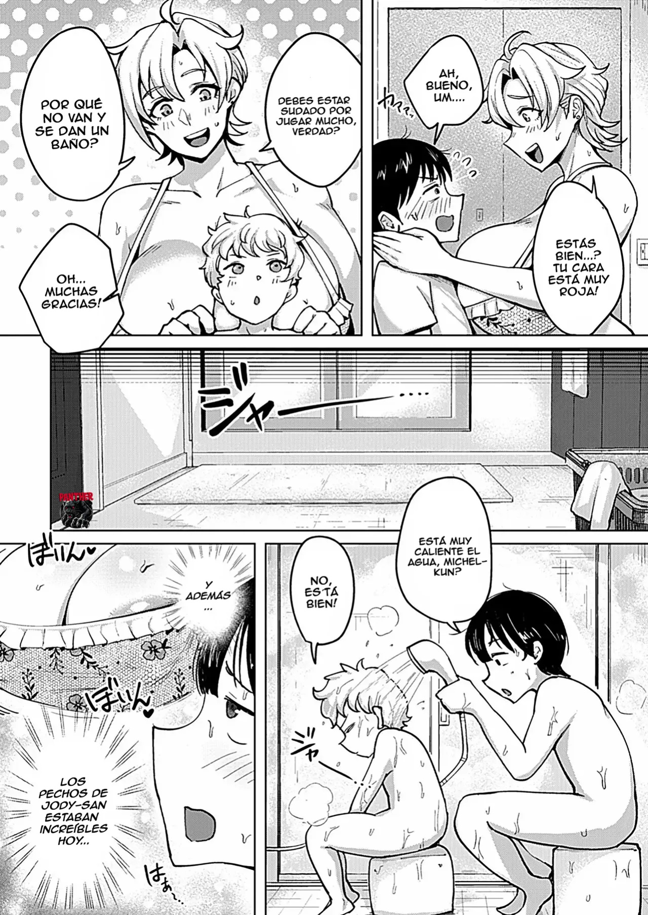 [mumumu] Kinpatsu Kyonyuu Hitozuma Jody-san no EchiEchi Skinship |Mi relación sexual con Jody, una rubia tetona casada (COMIC GEE vol. 32) [Spanish] [Panther Scan]