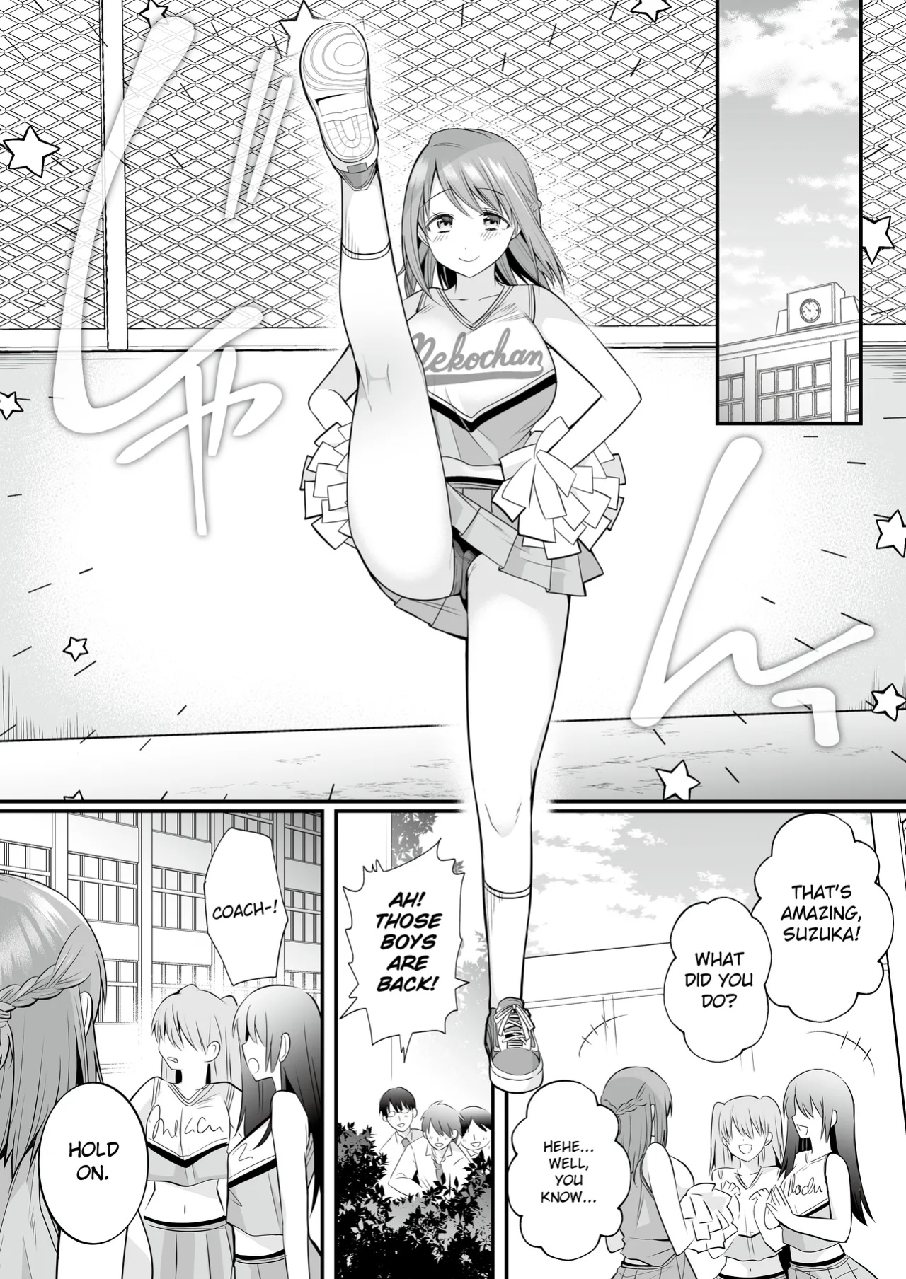 [RefRevo Comic (Mori Guruta)] Houkago Hatsujou Massage ~Ranman Cheer Buin no Kairaku Zetchou~ | Erotic After School Massage ~Cheerleader Reaches the Peak of Pleasure~