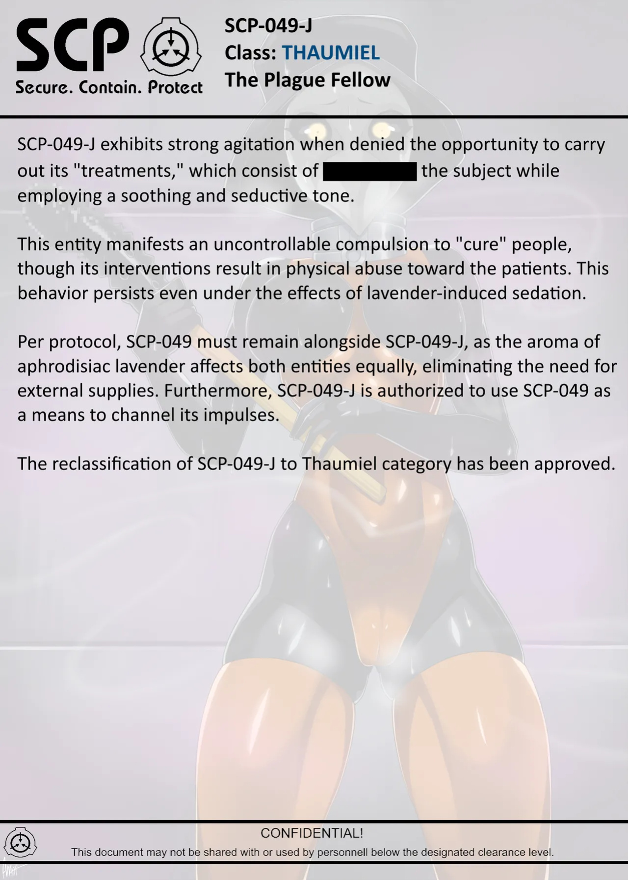 [AnanaKawaii] SCP-049-J The Plague Fellow (SCP Foundation)