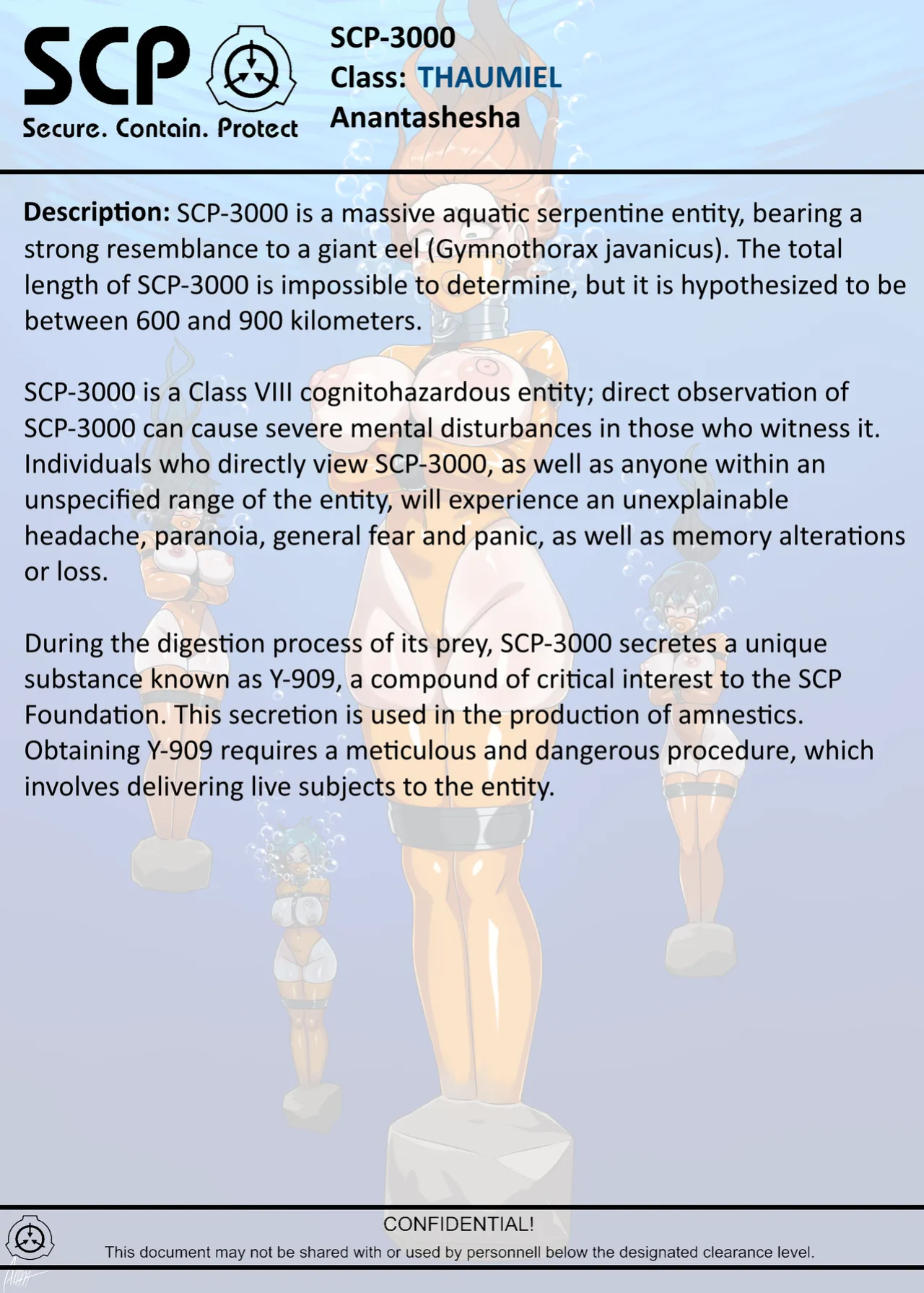 [AnanaKawaii] SCP-3000 Anantashesha (SCP Foundation)